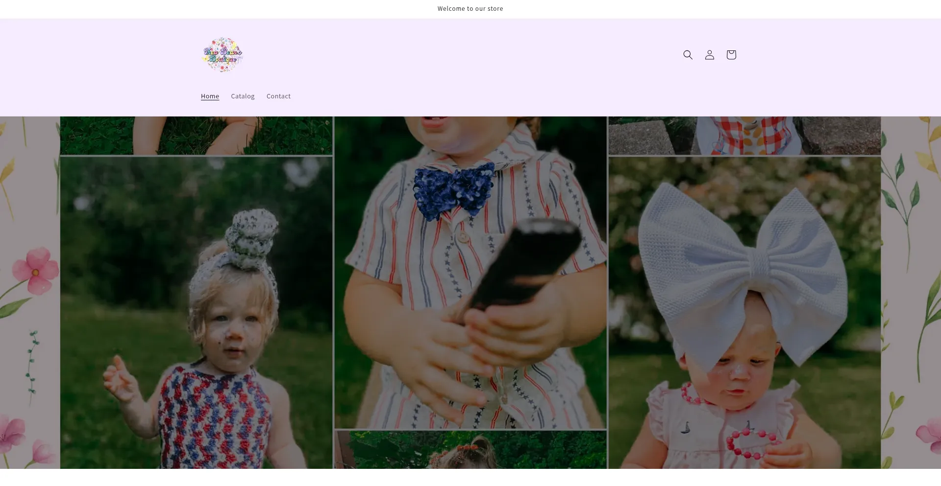 Website screenshot of Theabeansboutique.myshopify.com