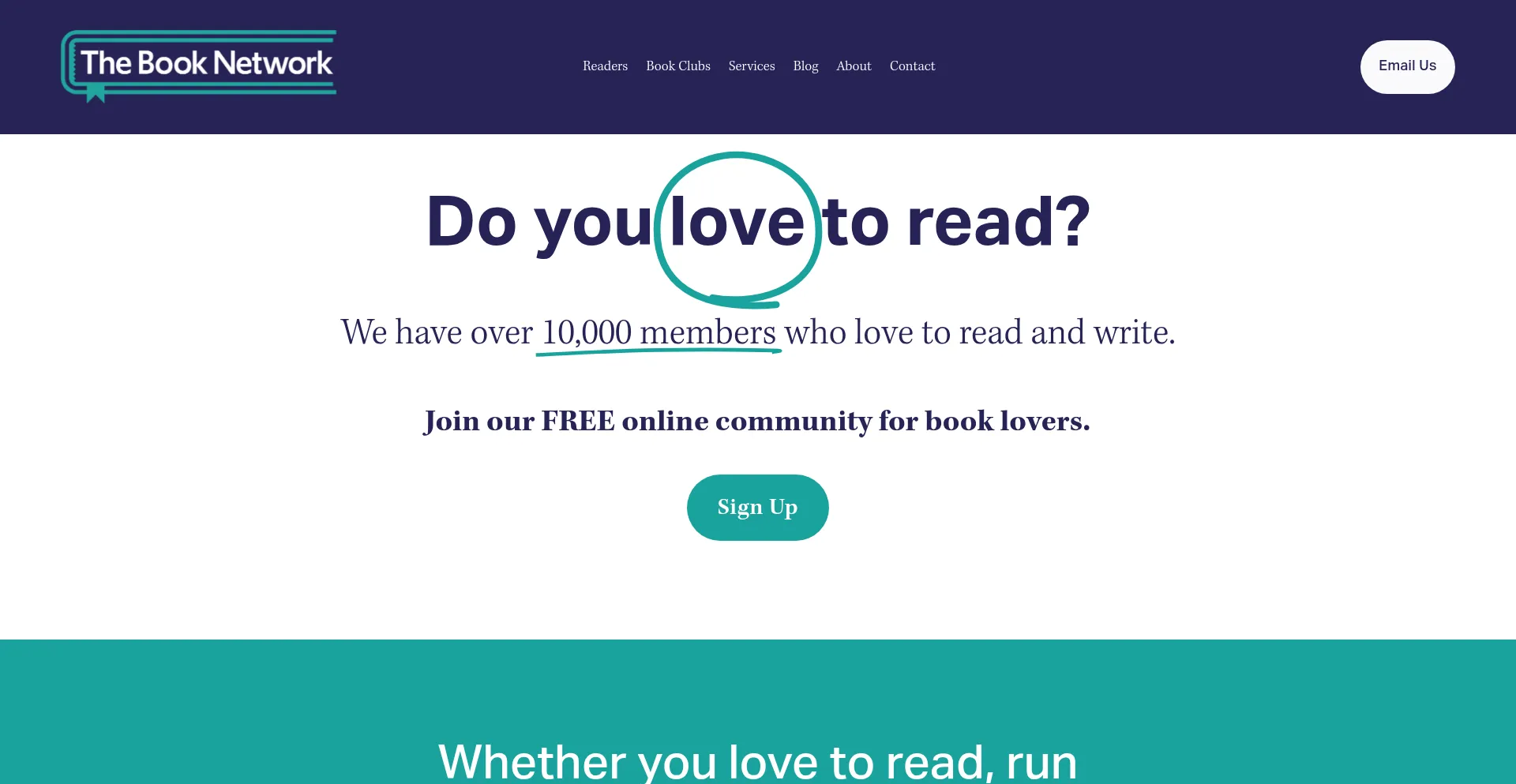 Website screenshot of Thebooknetwork.co.uk