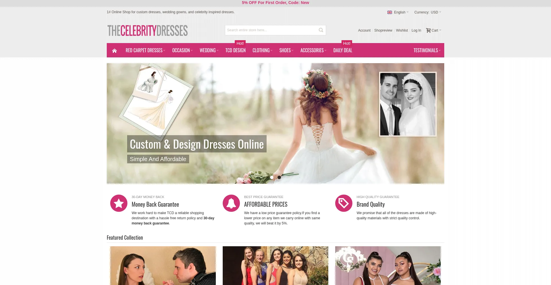 Ist Thecelebritydresses.com sicher und vertrauenswürdig?