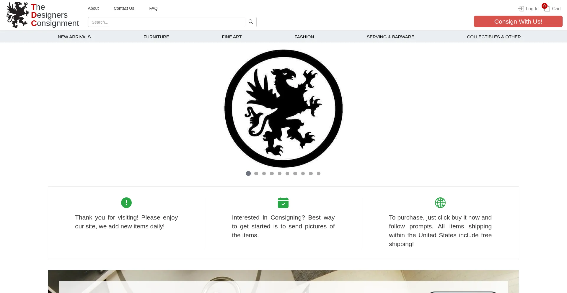 Thedesignersconsignment.com Screenshot