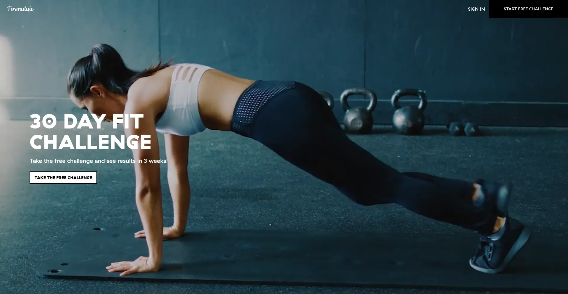 Theformulaic.com Screenshot