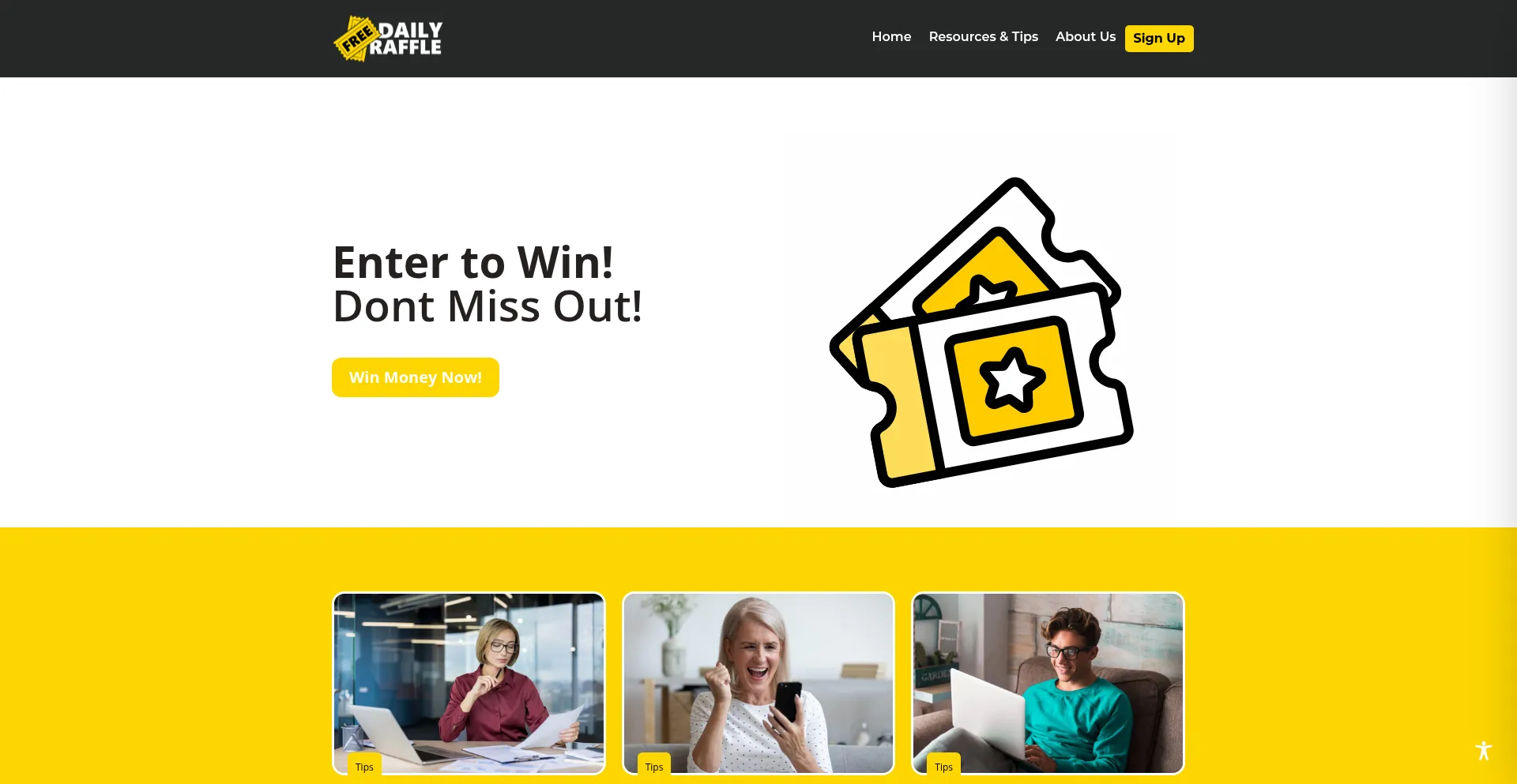 Thefreedailyrafflesms.com