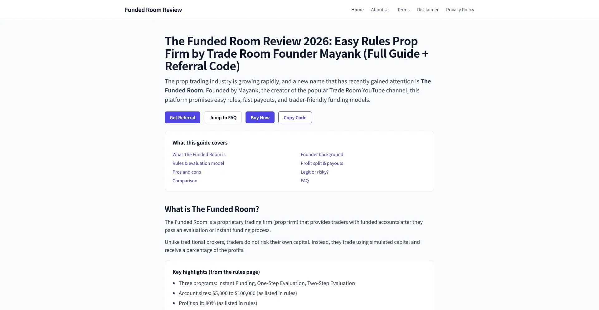 Thefundedroom.net