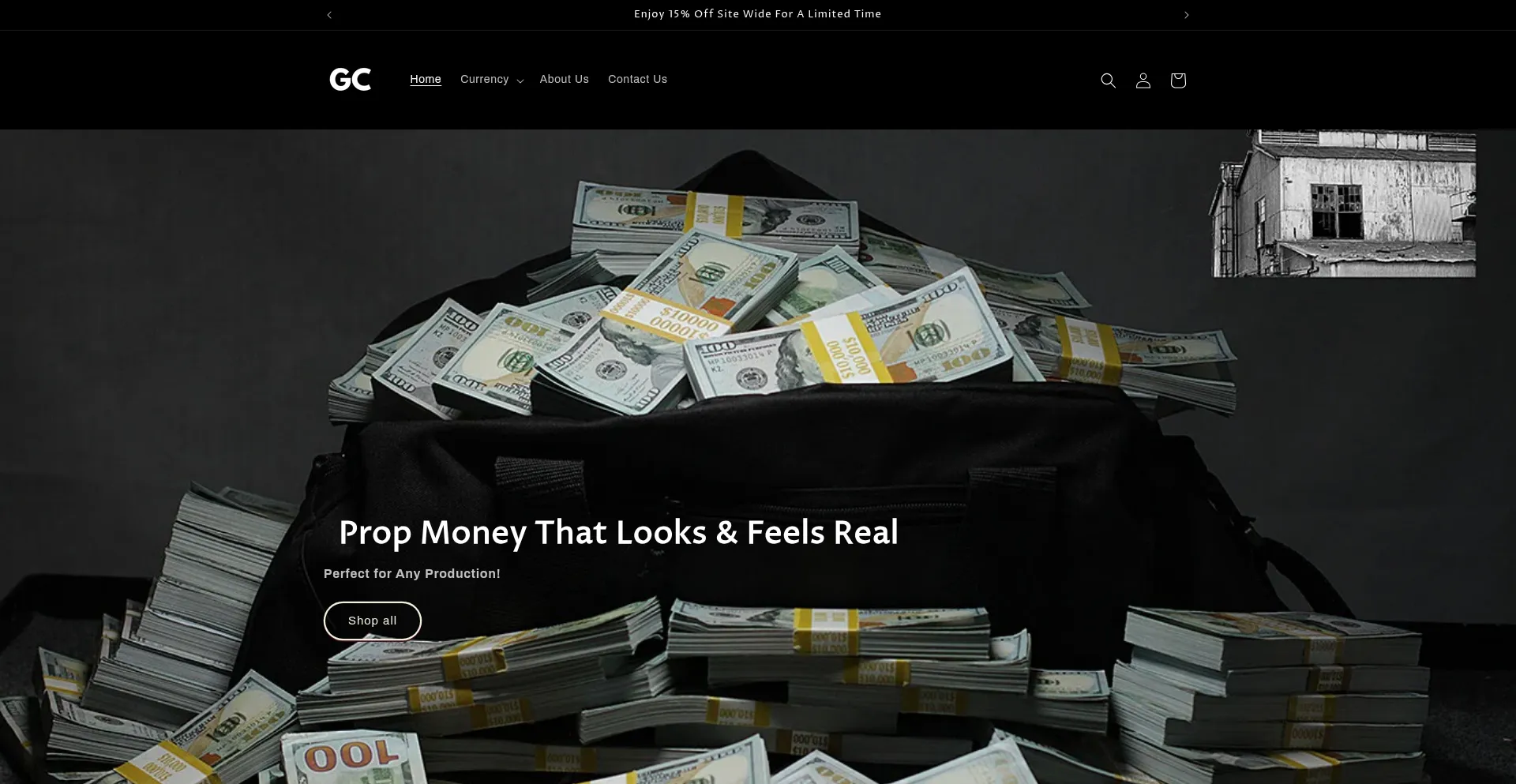 Website screenshot of Theglobalcash.com