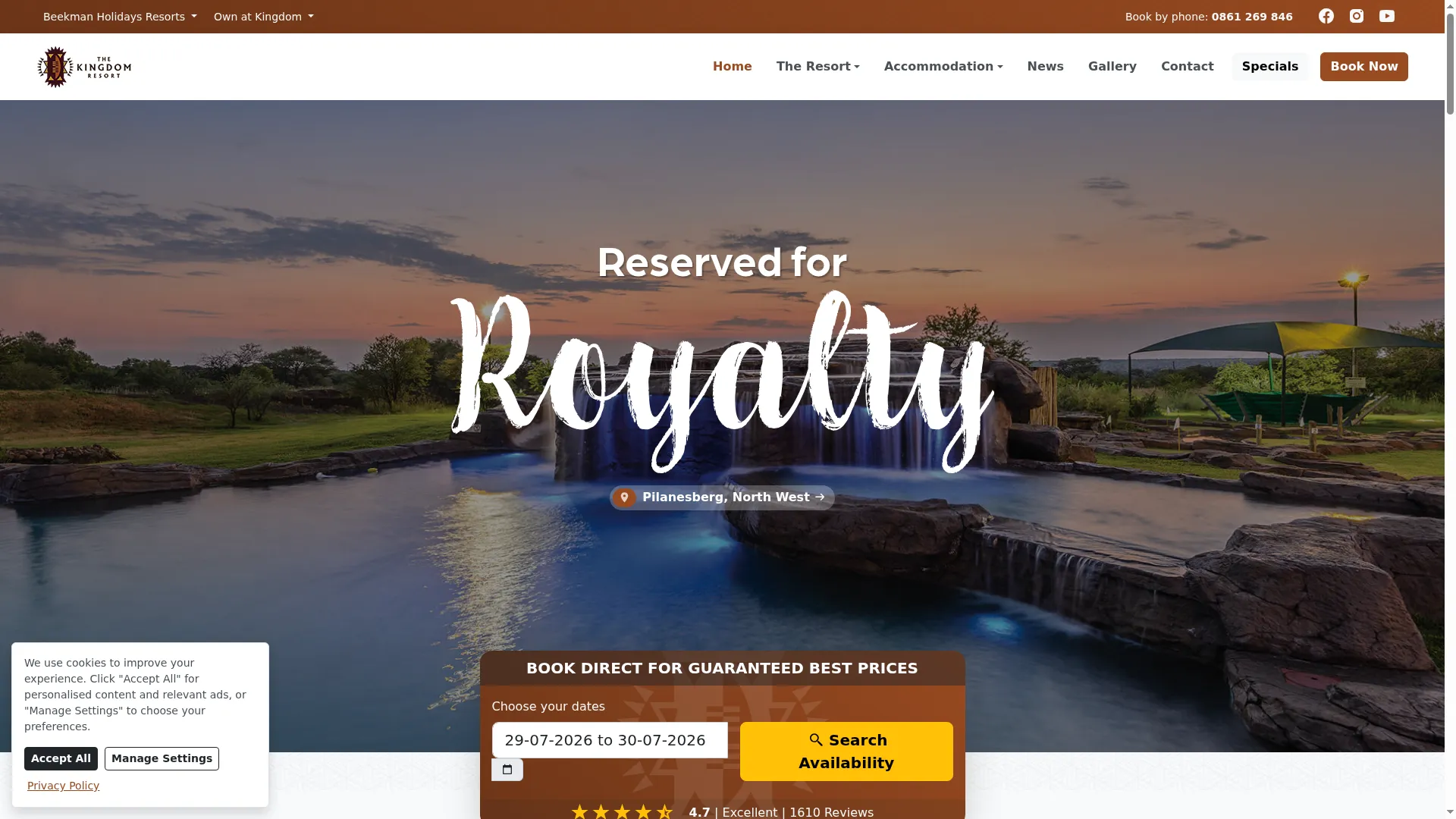 Thekingdomresort.co.za