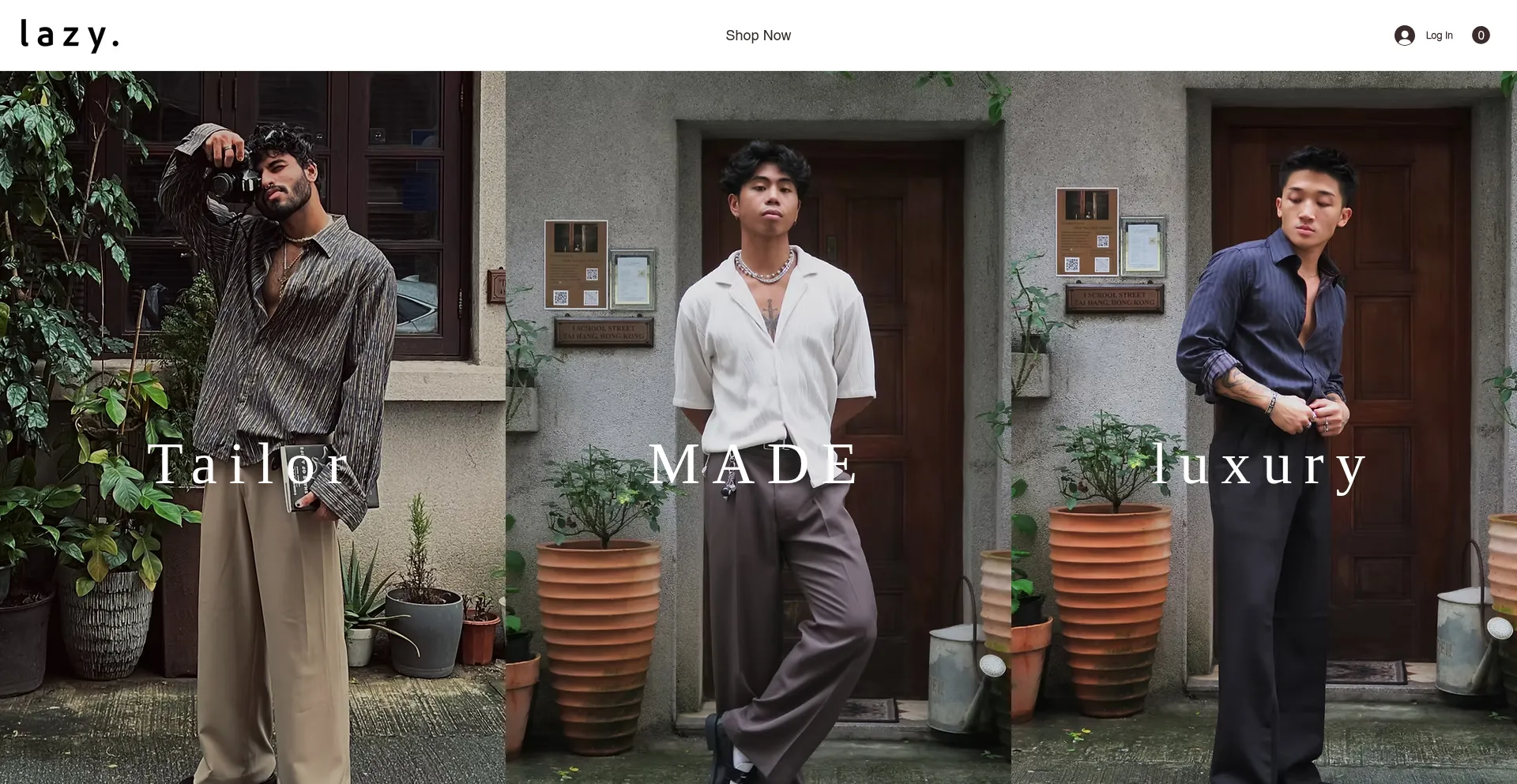 Website screenshot of Thelazyluggage.com