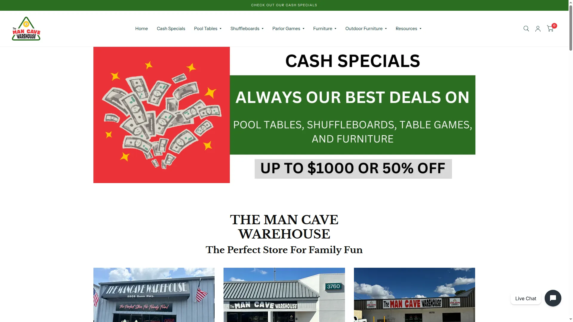 Themancavewarehouse.com
