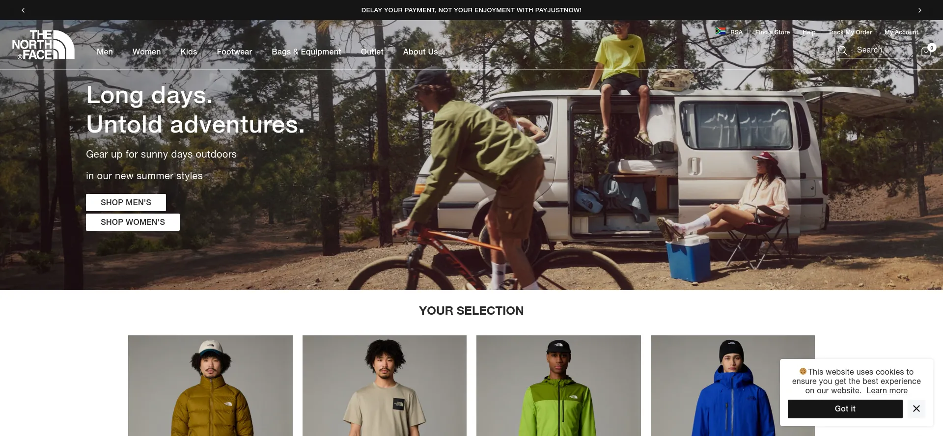 Ist Thenorthface.co.za sicher und vertrauenswürdig?