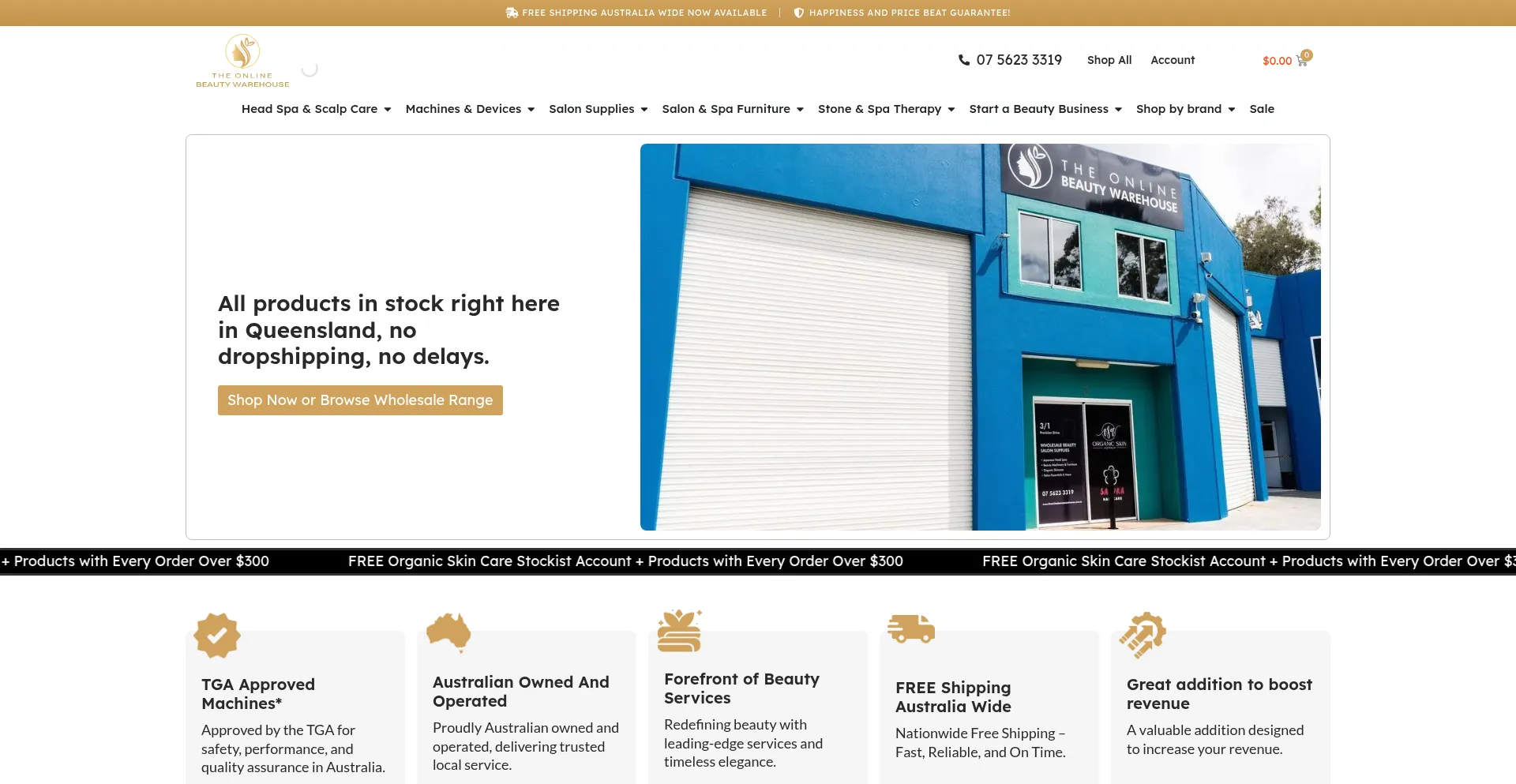 Theonlinebeautywarehouse.com.au