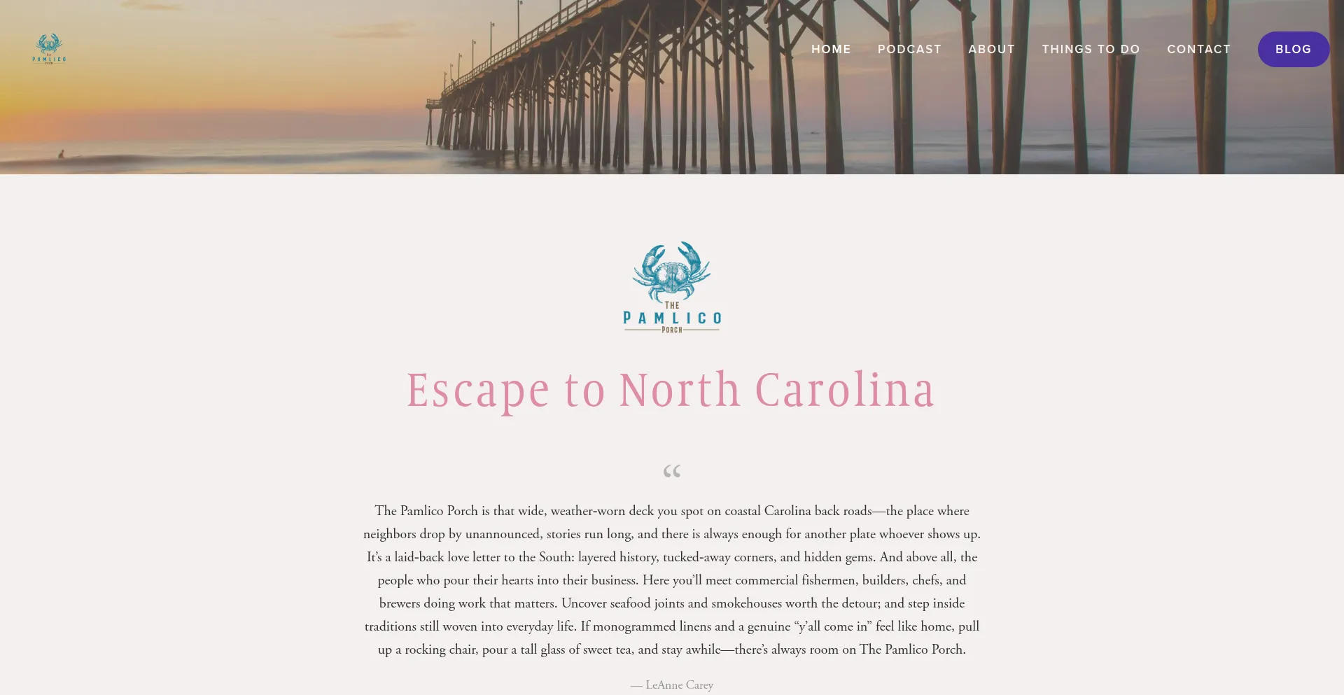 Thepamlicoporch.com