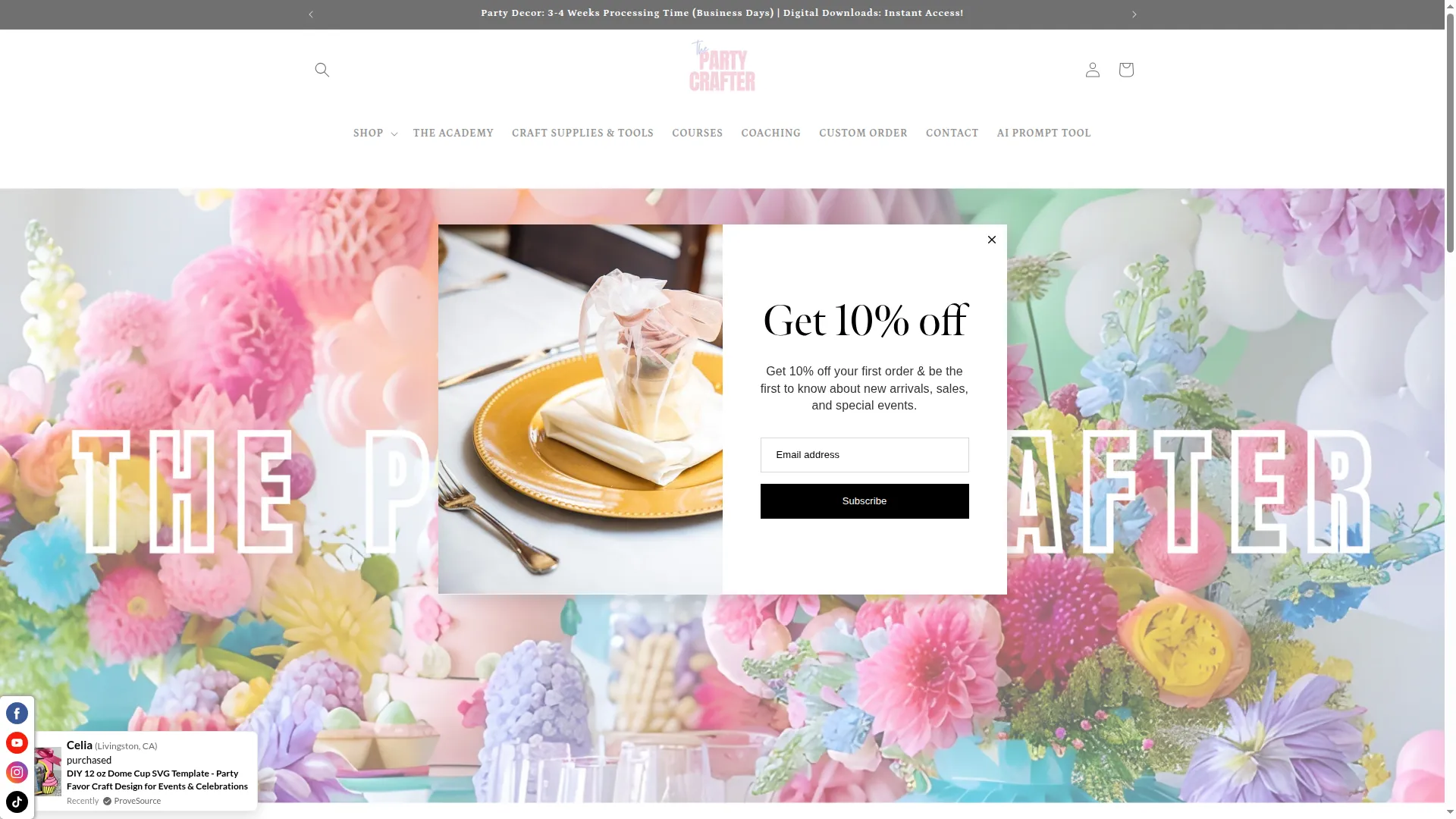 Thepartycrafter.com