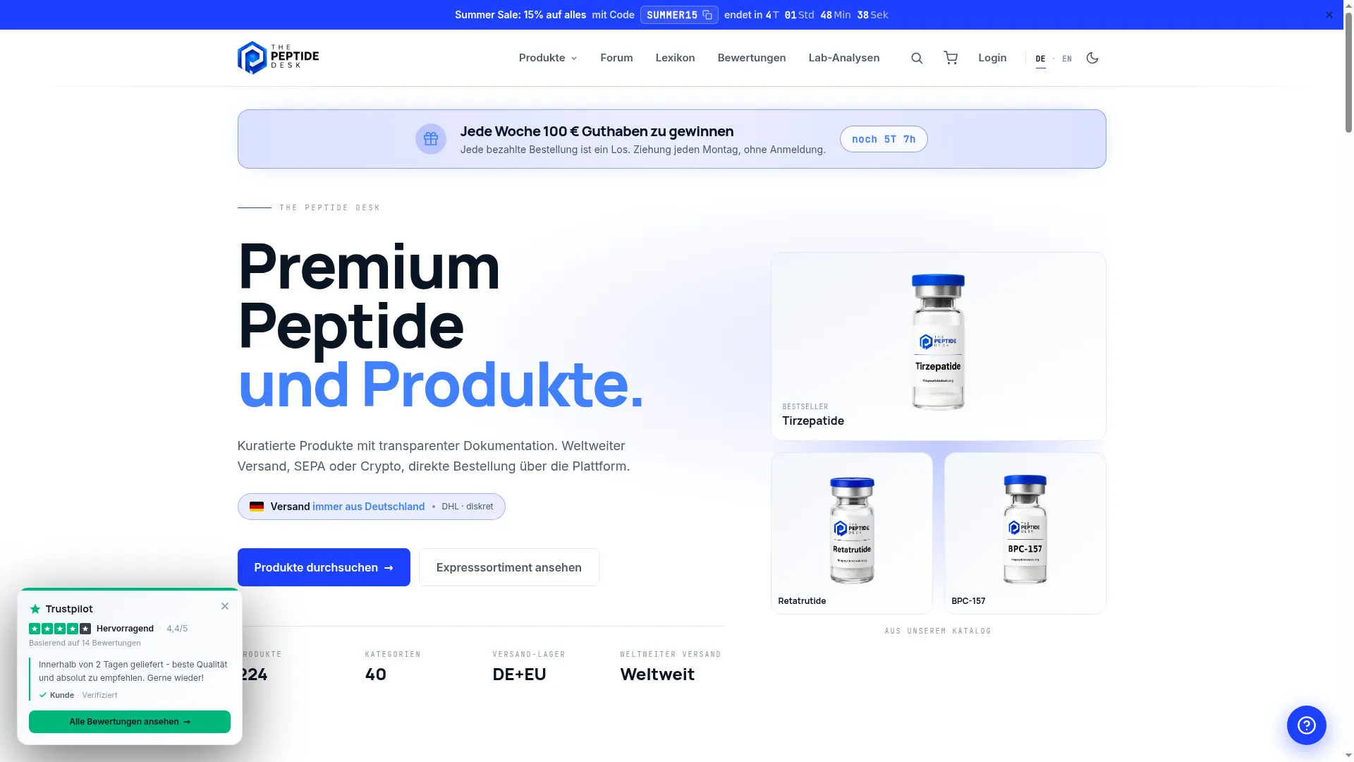 Thepeptidedesk.org
