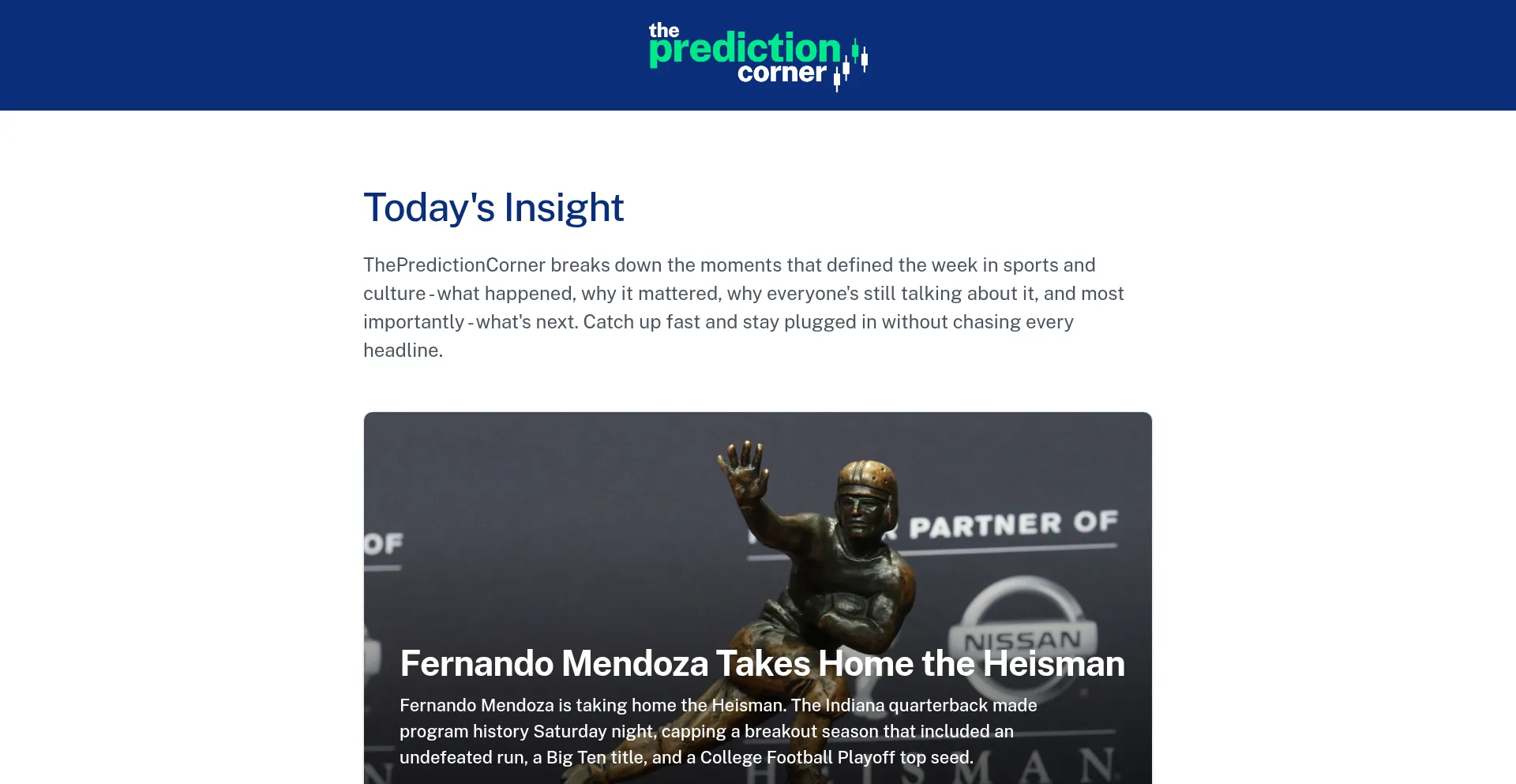 Thepredictioncorner.com