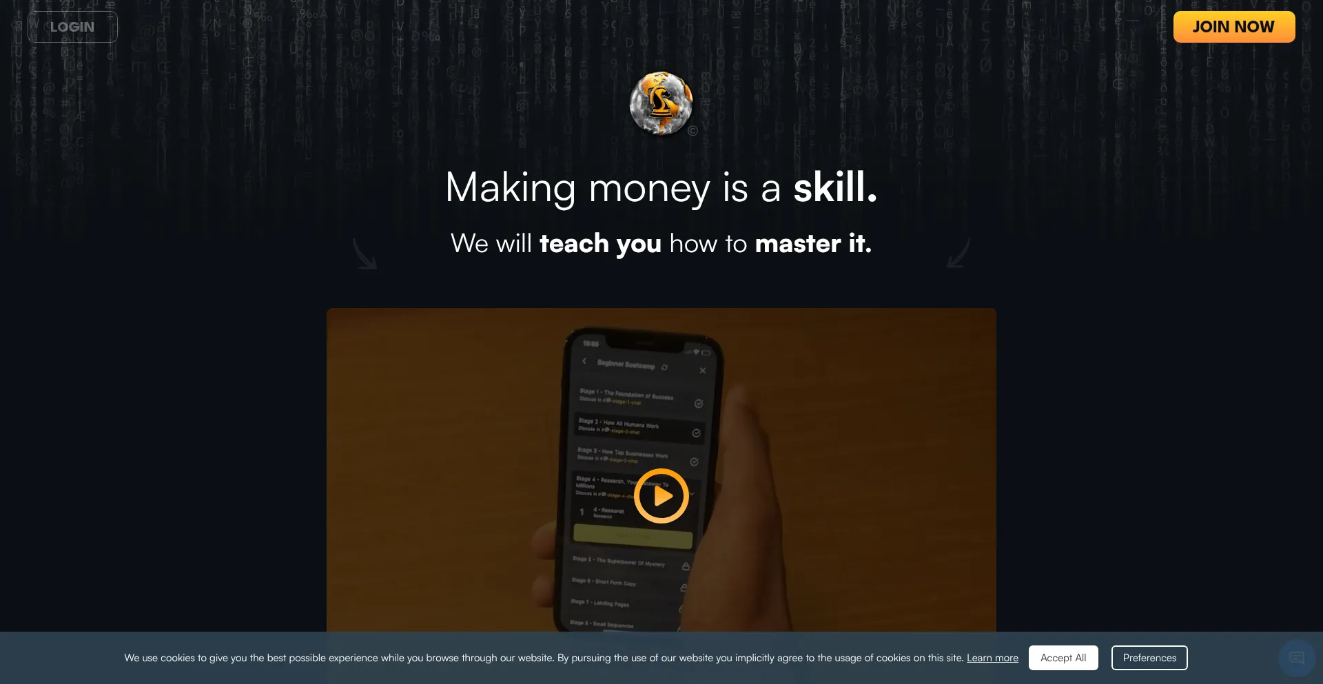 Website screenshot of Therealworldfintech.net