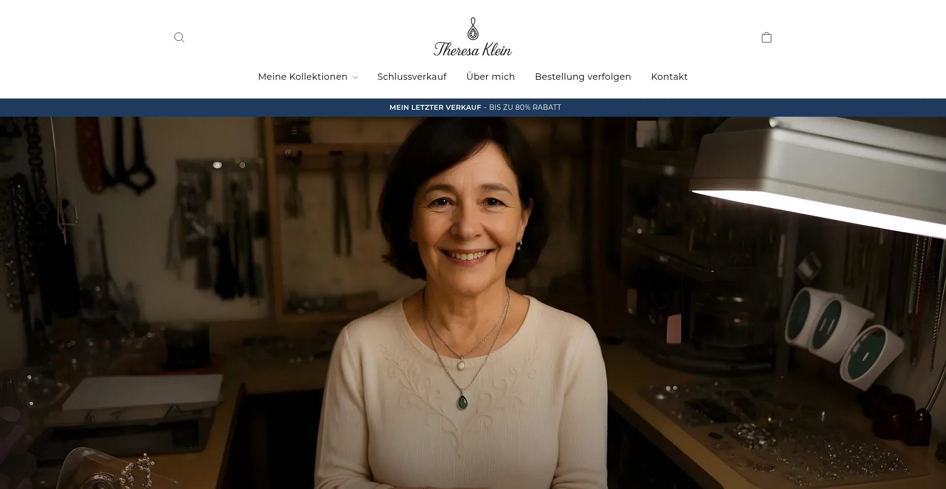 Website screenshot of Theresa-klein.de