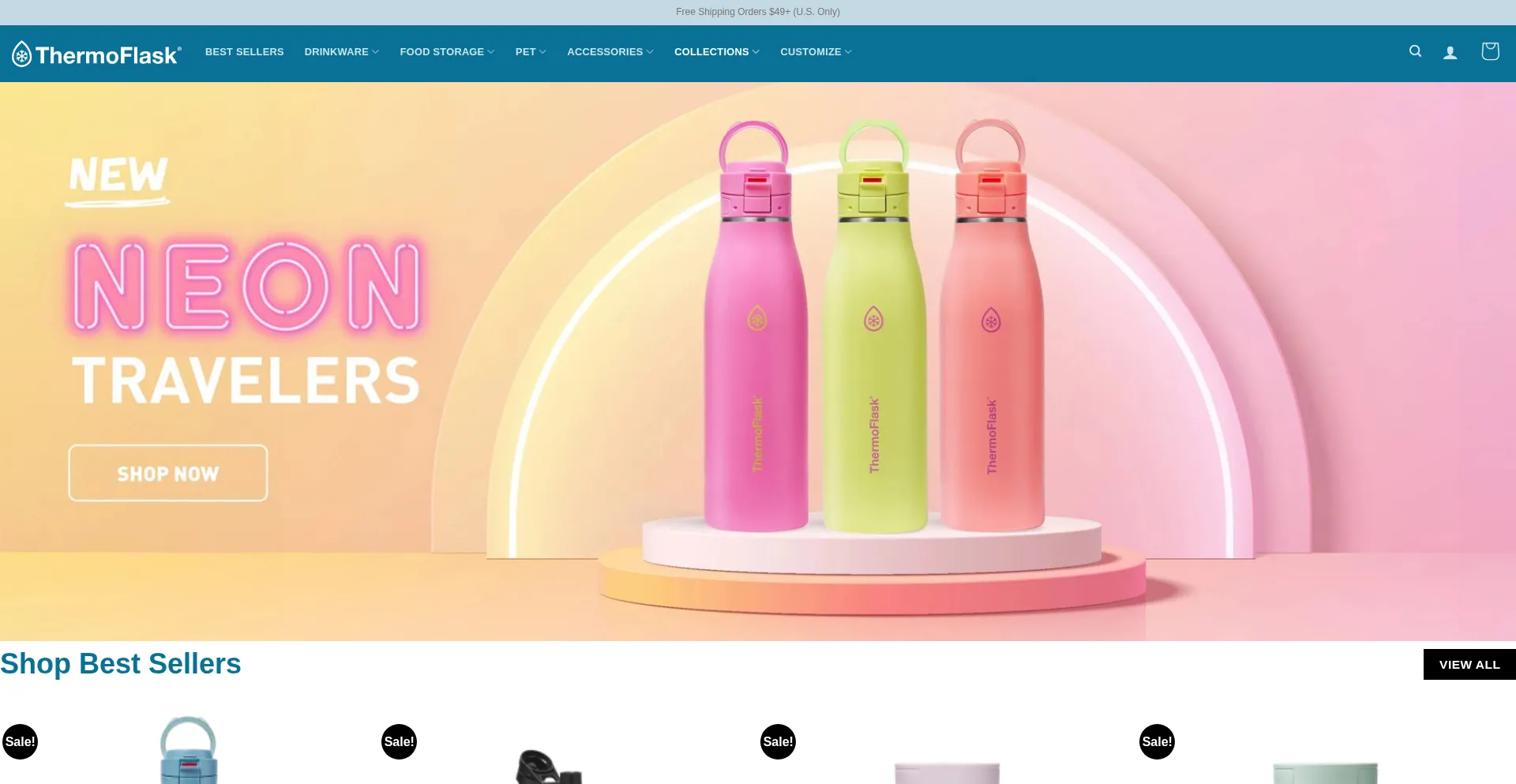 Website screenshot of Thermoflask.top