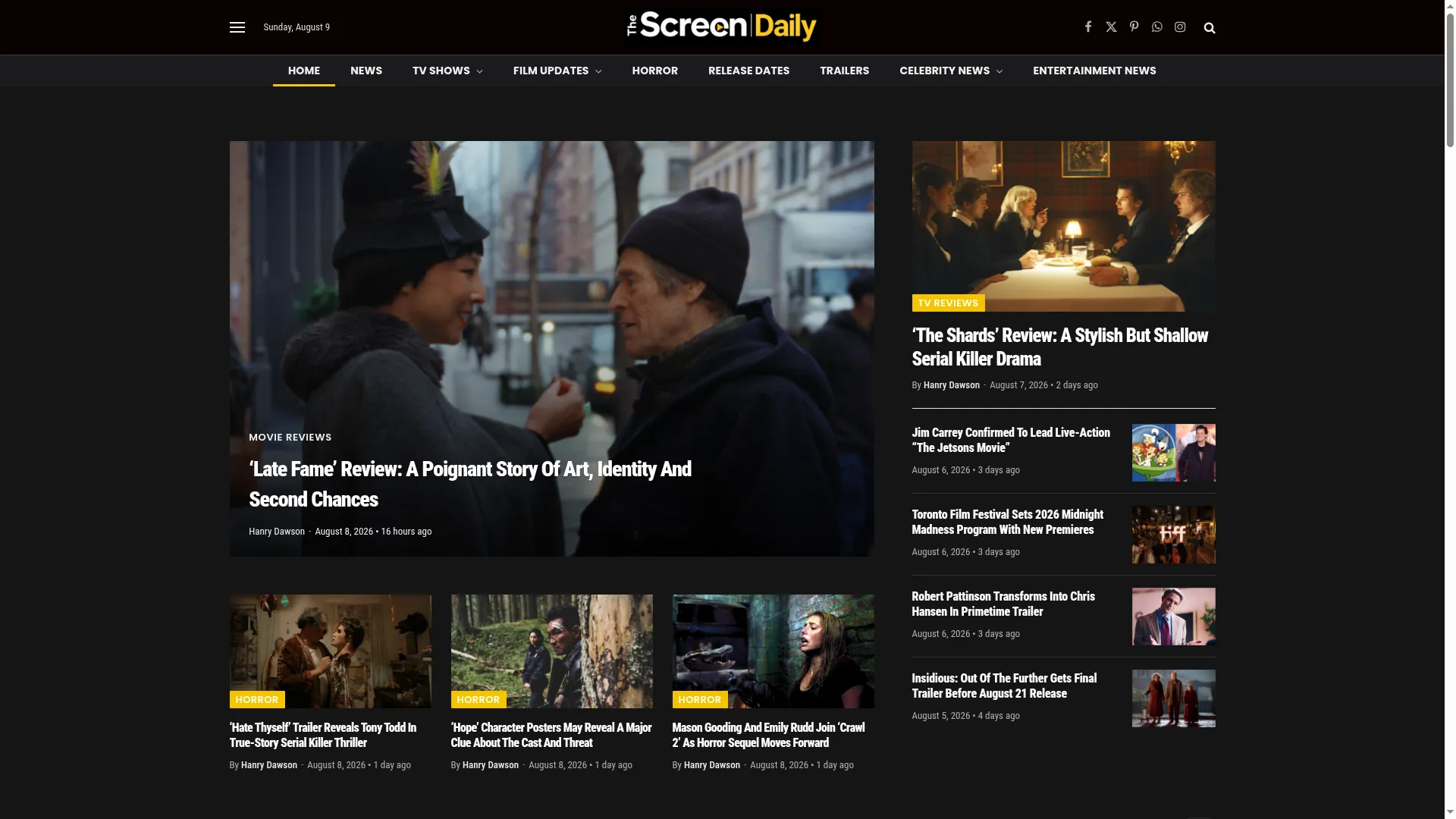 Thescreendaily.com