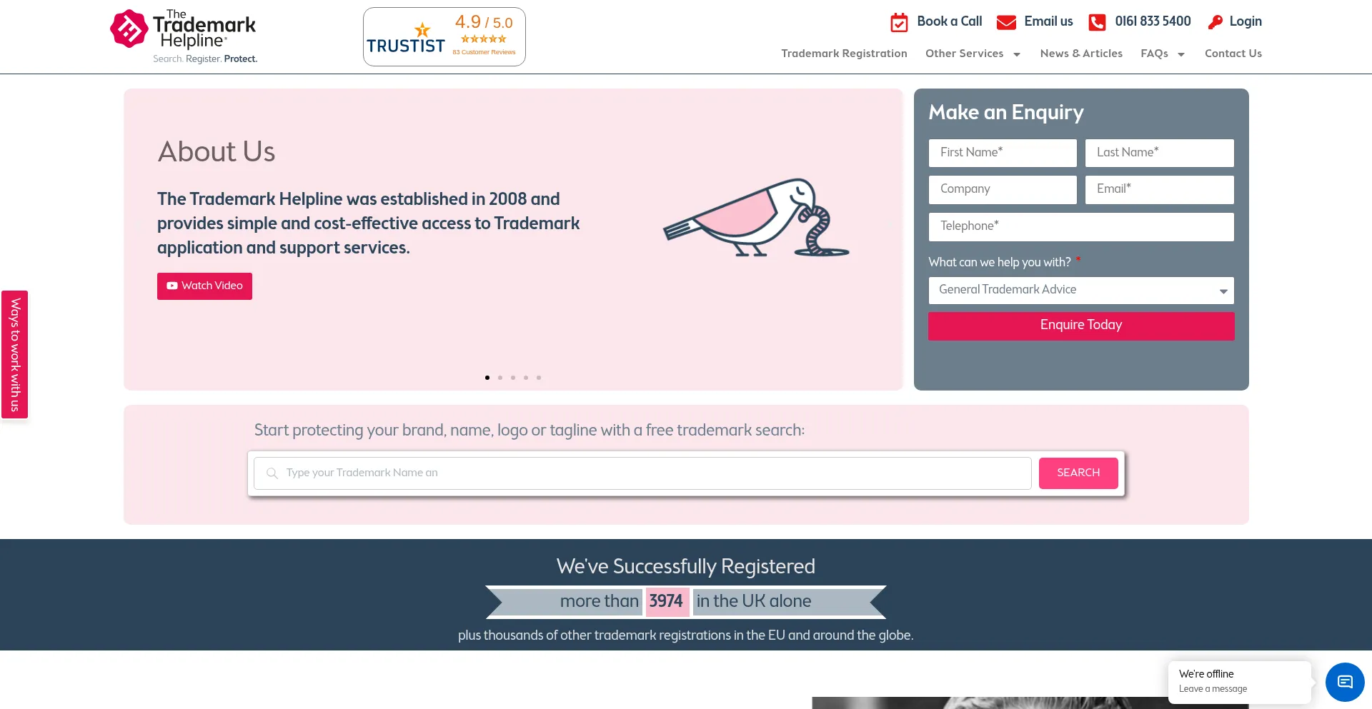 Ist Thetrademarkhelpline.com sicher und vertrauenswürdig?