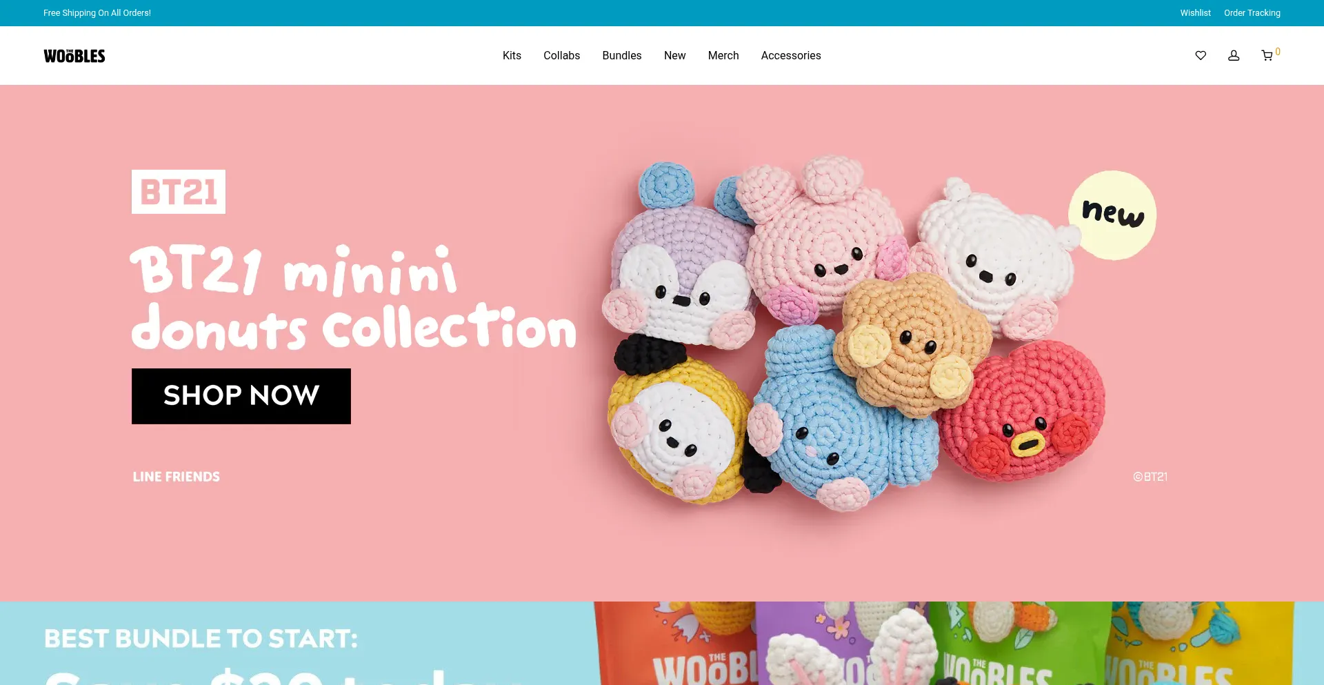 Website screenshot of Thewoobesus.com