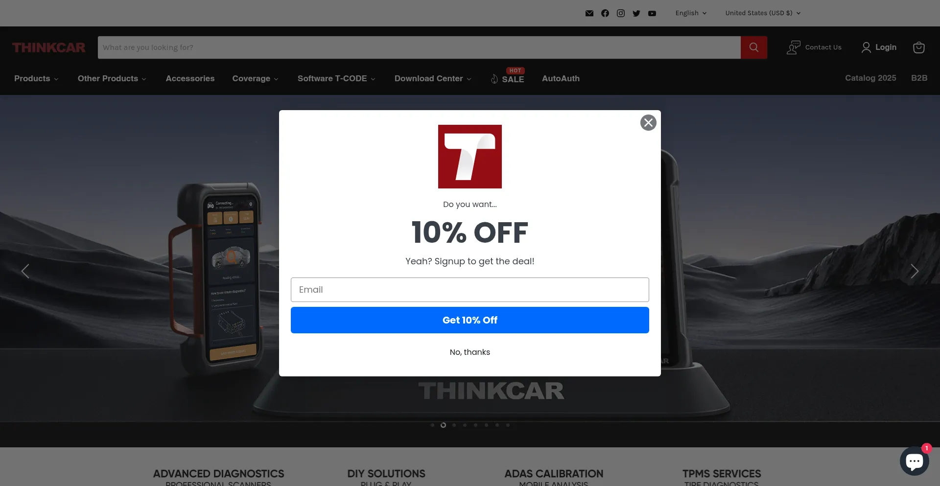 Thinkcarus.com Screenshot