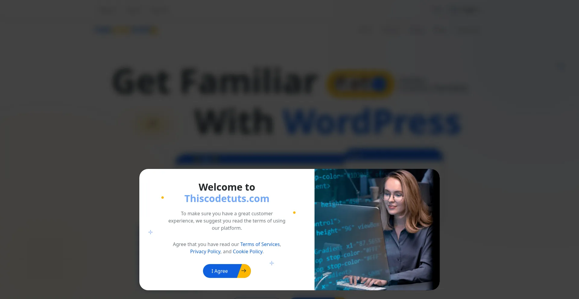 Website screenshot of Thiscodetuts.com