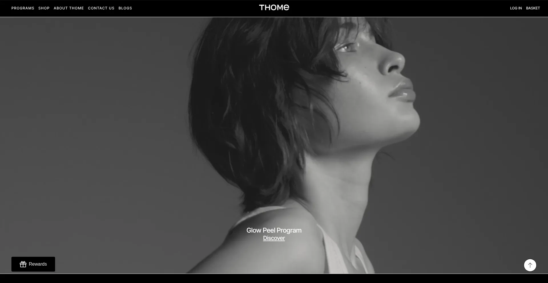 Website screenshot of Thomeprogram.com