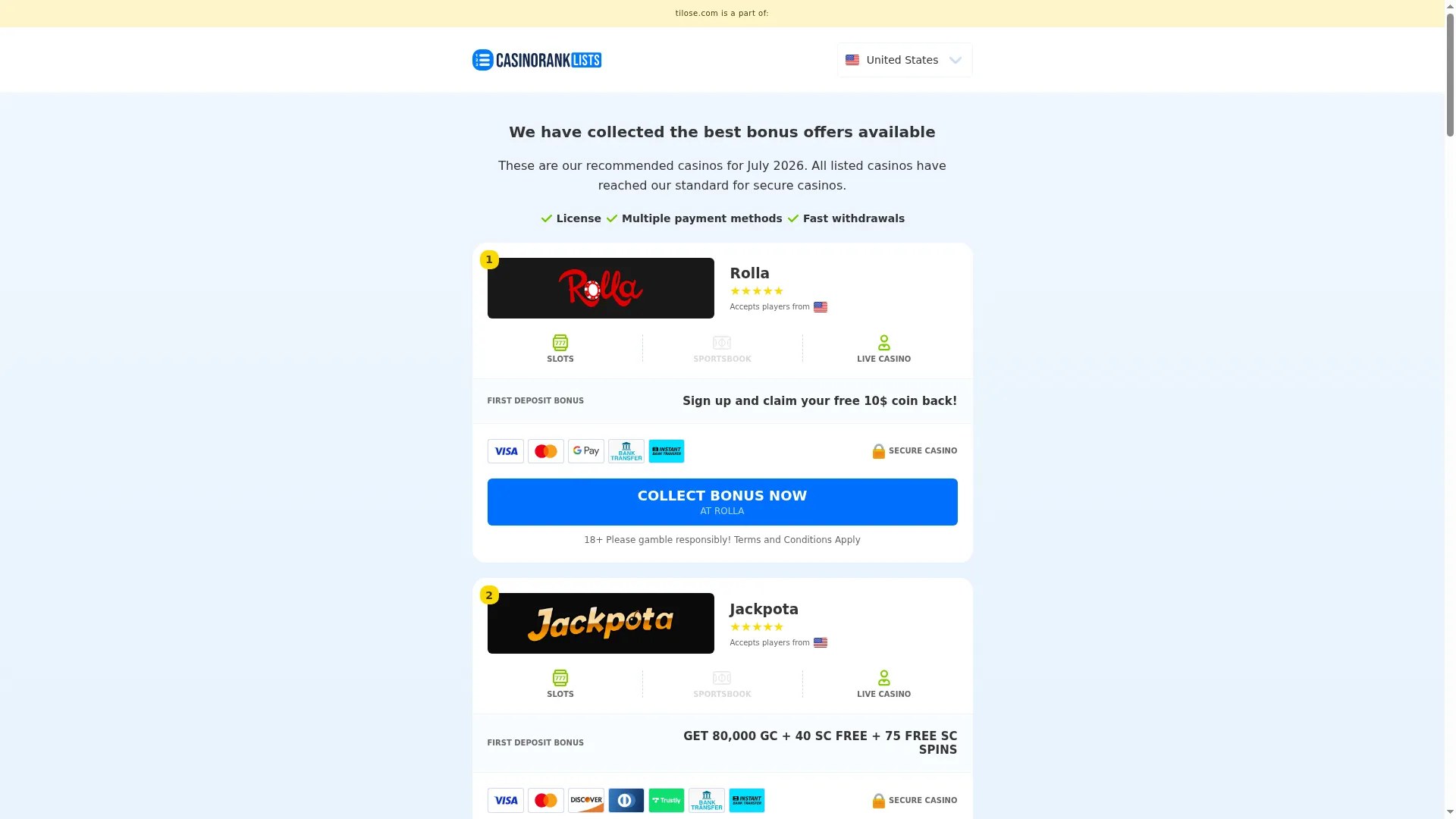 Tilose.com