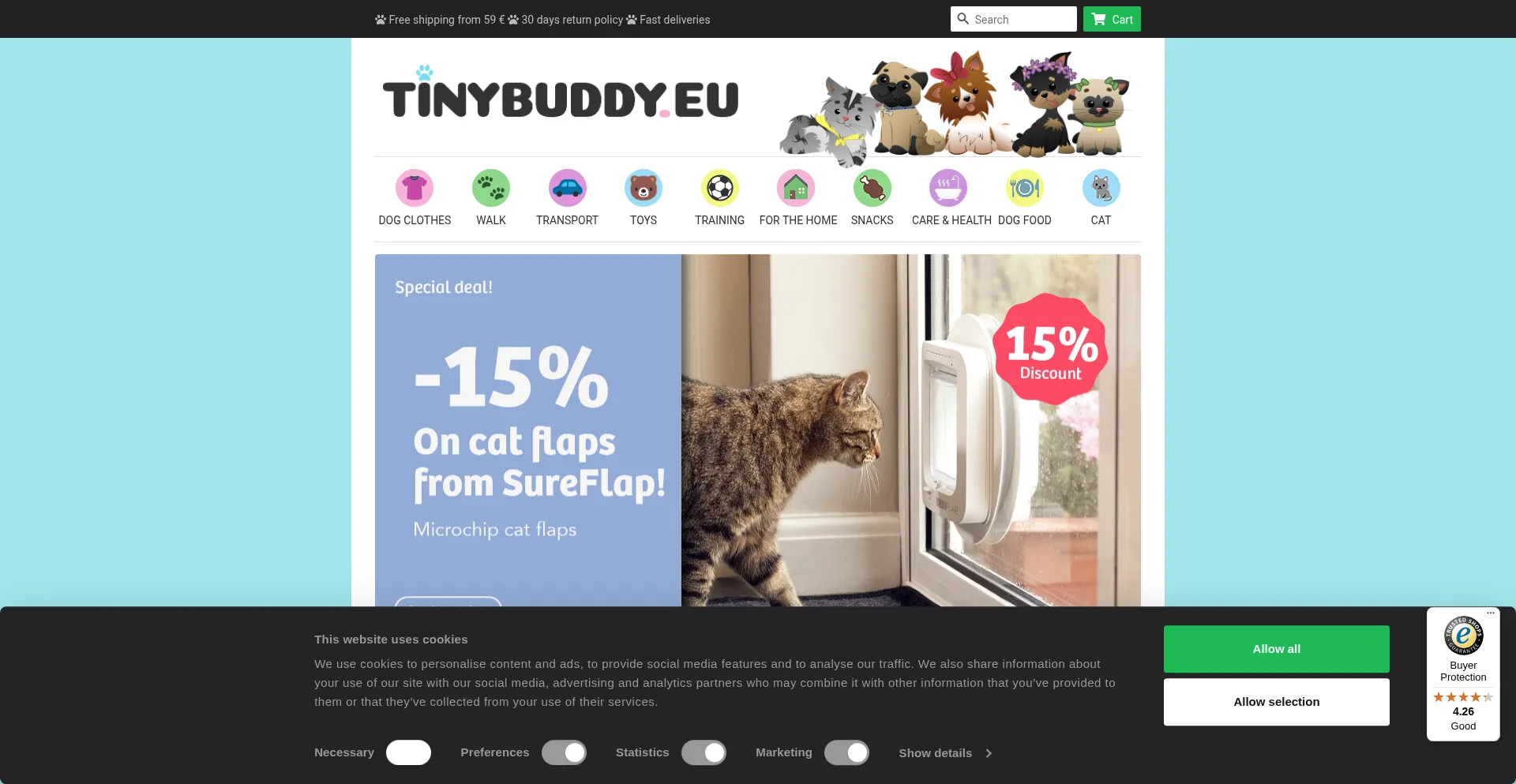 Tinybuddy.eu Screenshot