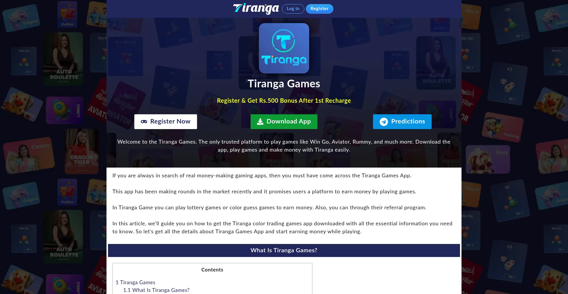 Tirangagamesapp.co