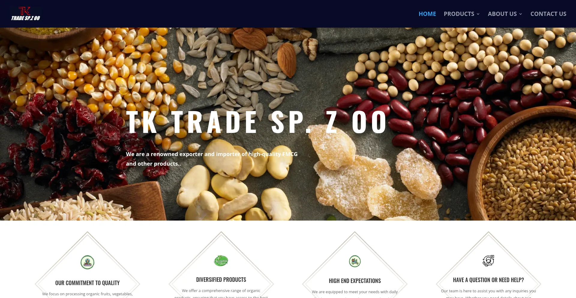 Website screenshot of Tktradepl.com