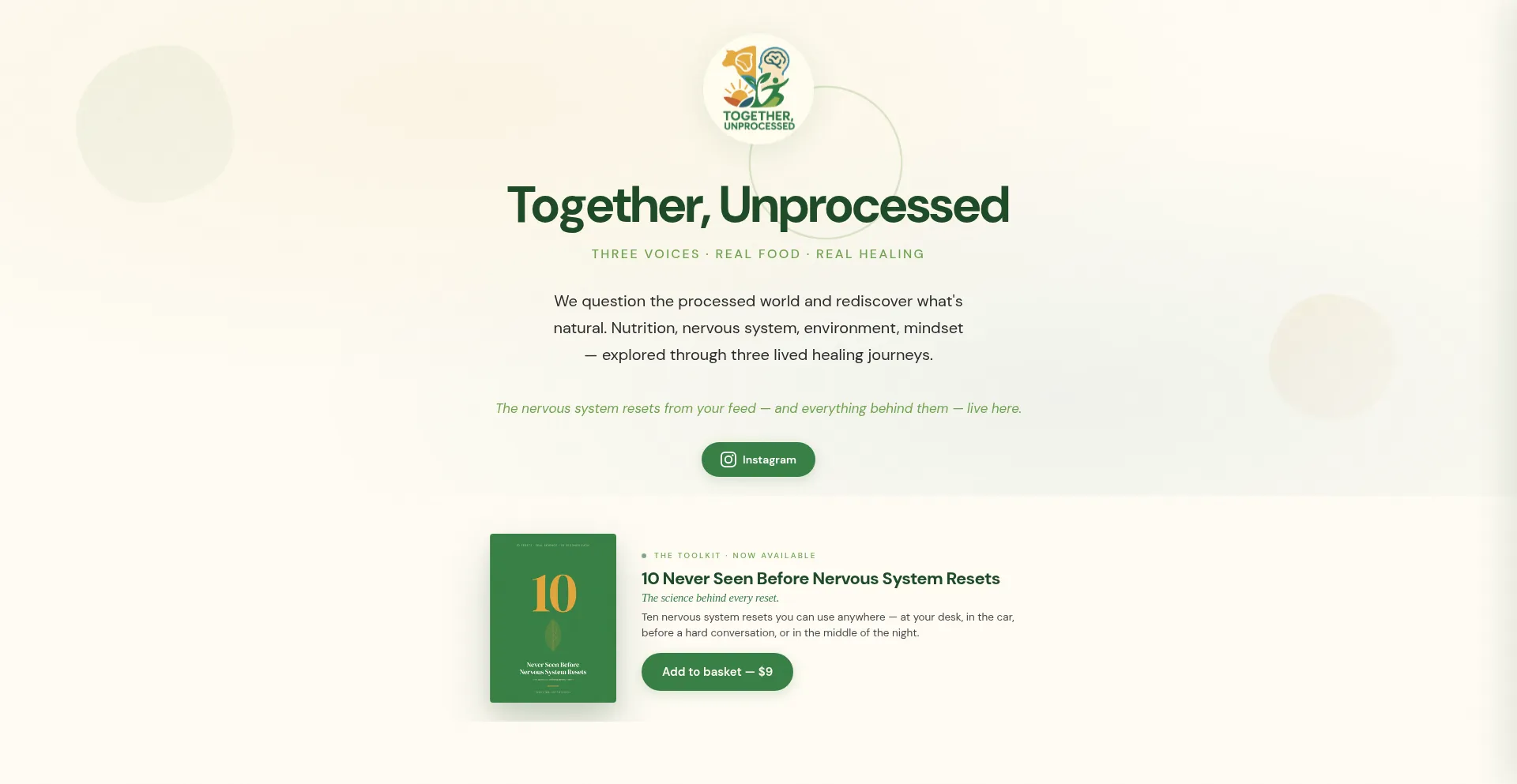 Togetherunprocessed.com