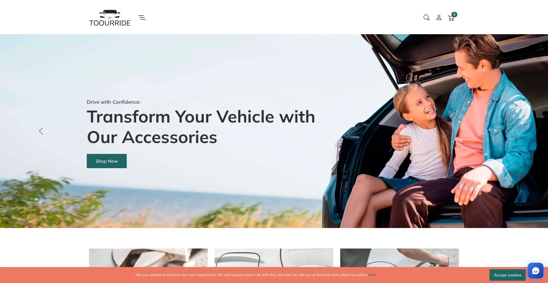 Toourride.com Screenshot