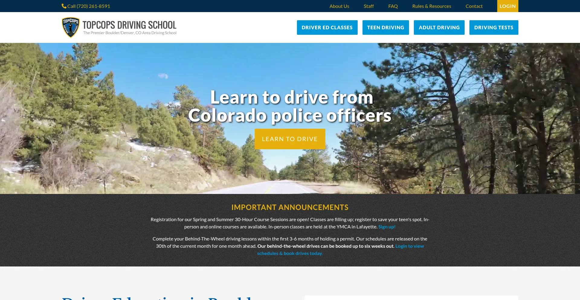 Topcopsdrivingschool.com
