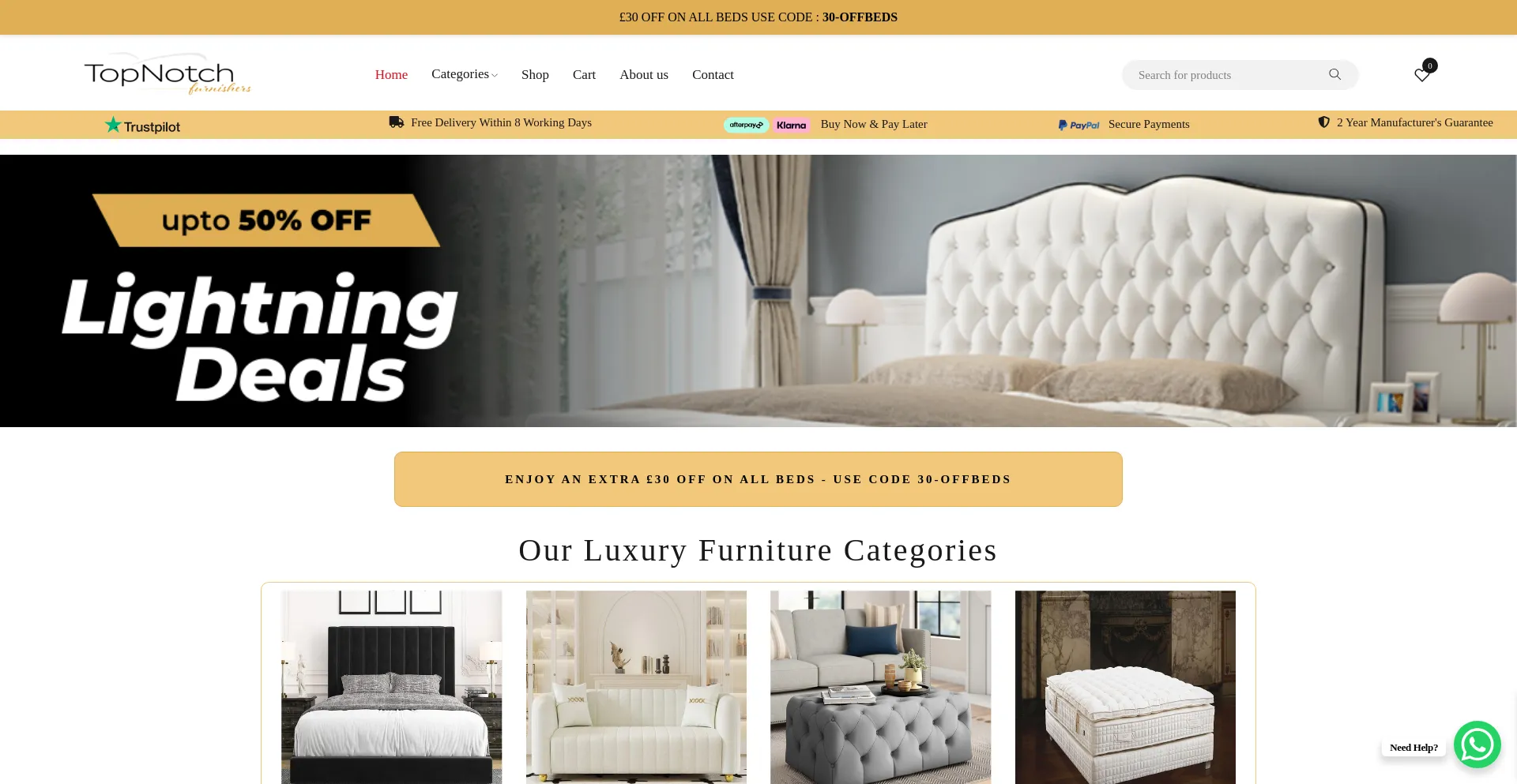 Topnotchfurnishers.co.uk