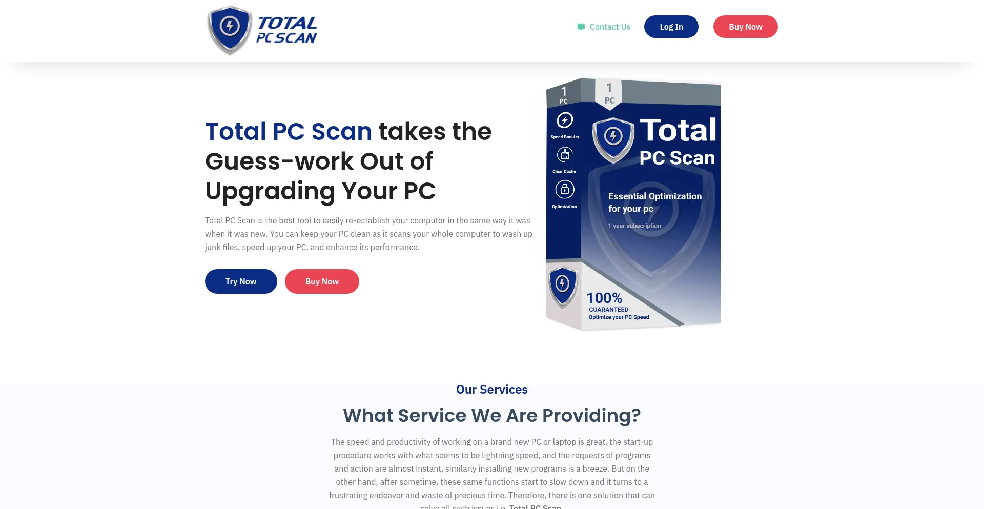 Totalpcscan.com Screenshot