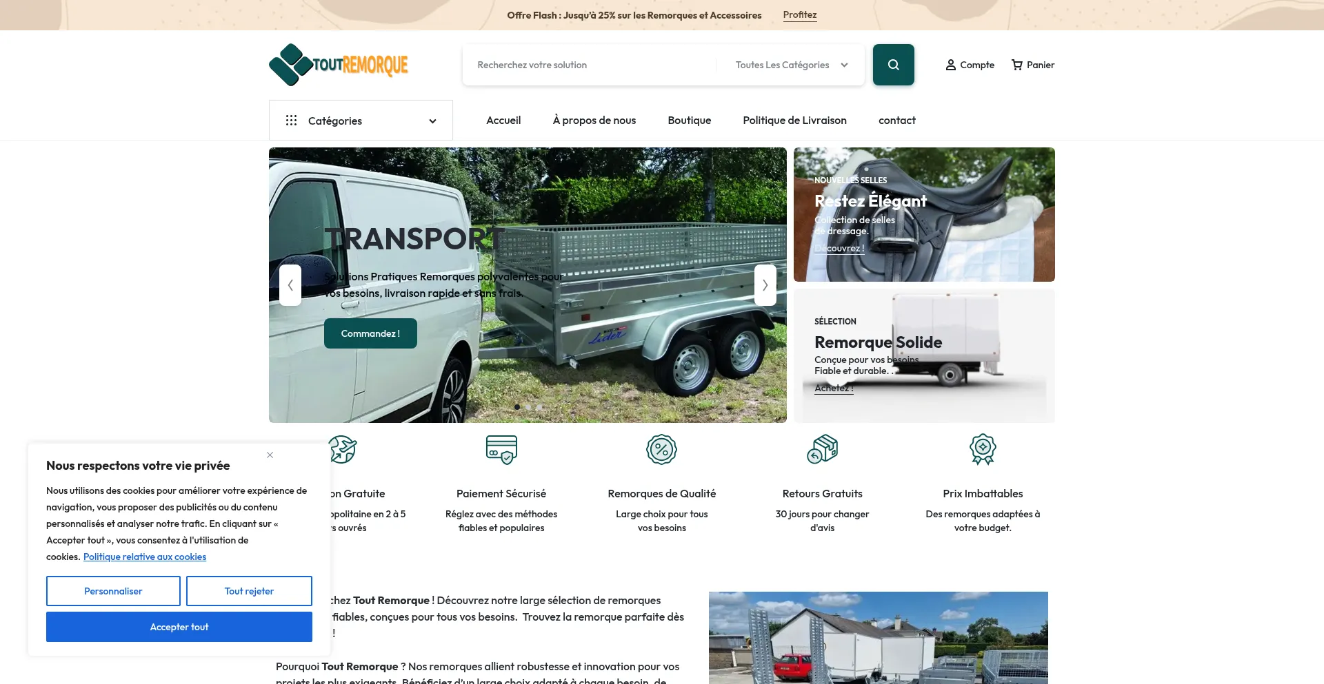 Ist Toutremorque.com sicher und vertrauenswürdig?