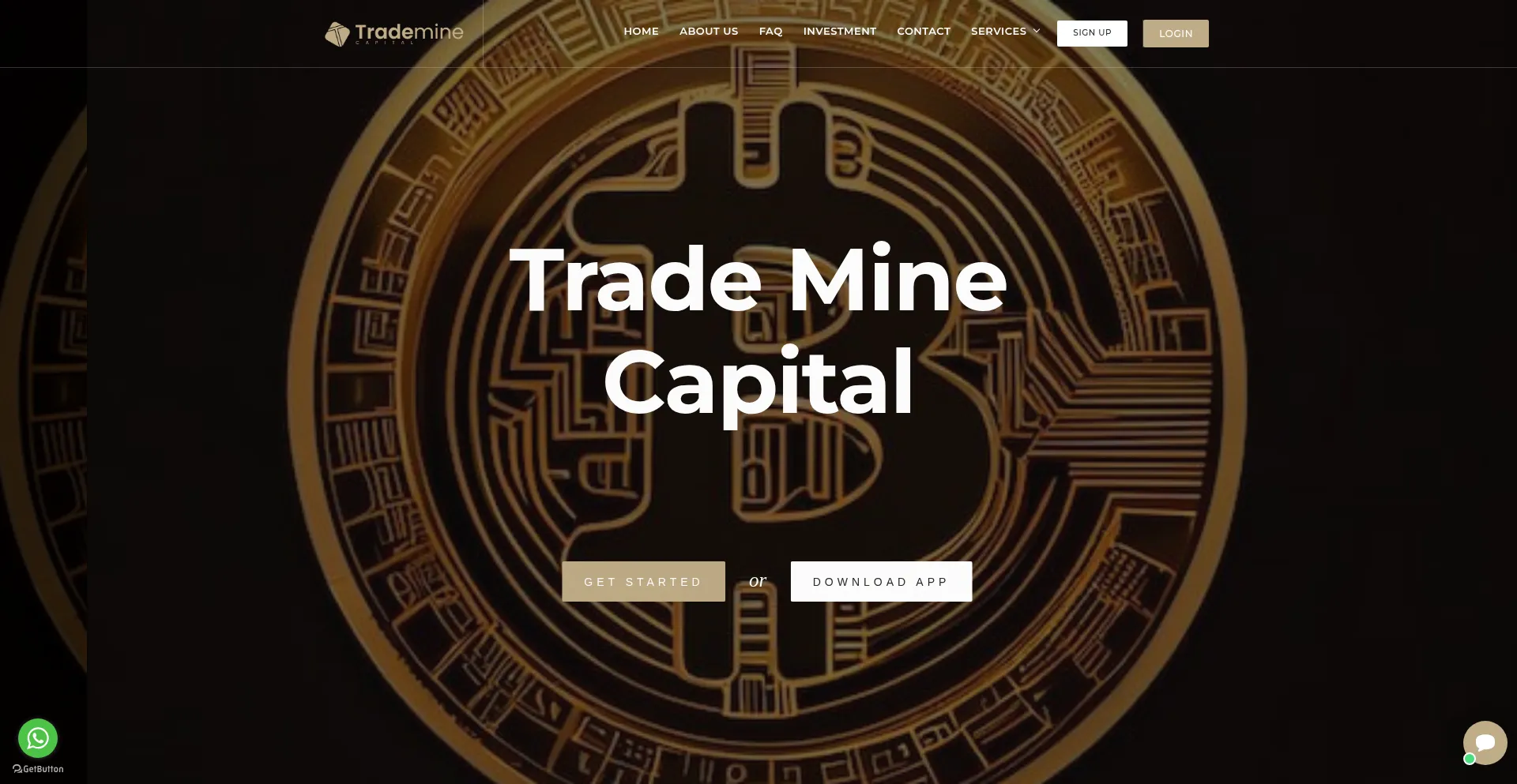 Trademinecapital.com Screenshot