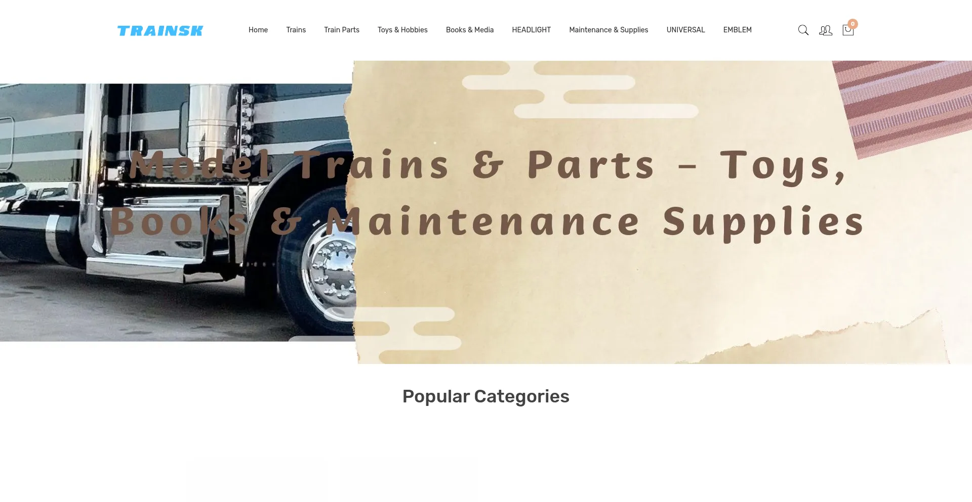 Trainsk.com Screenshot