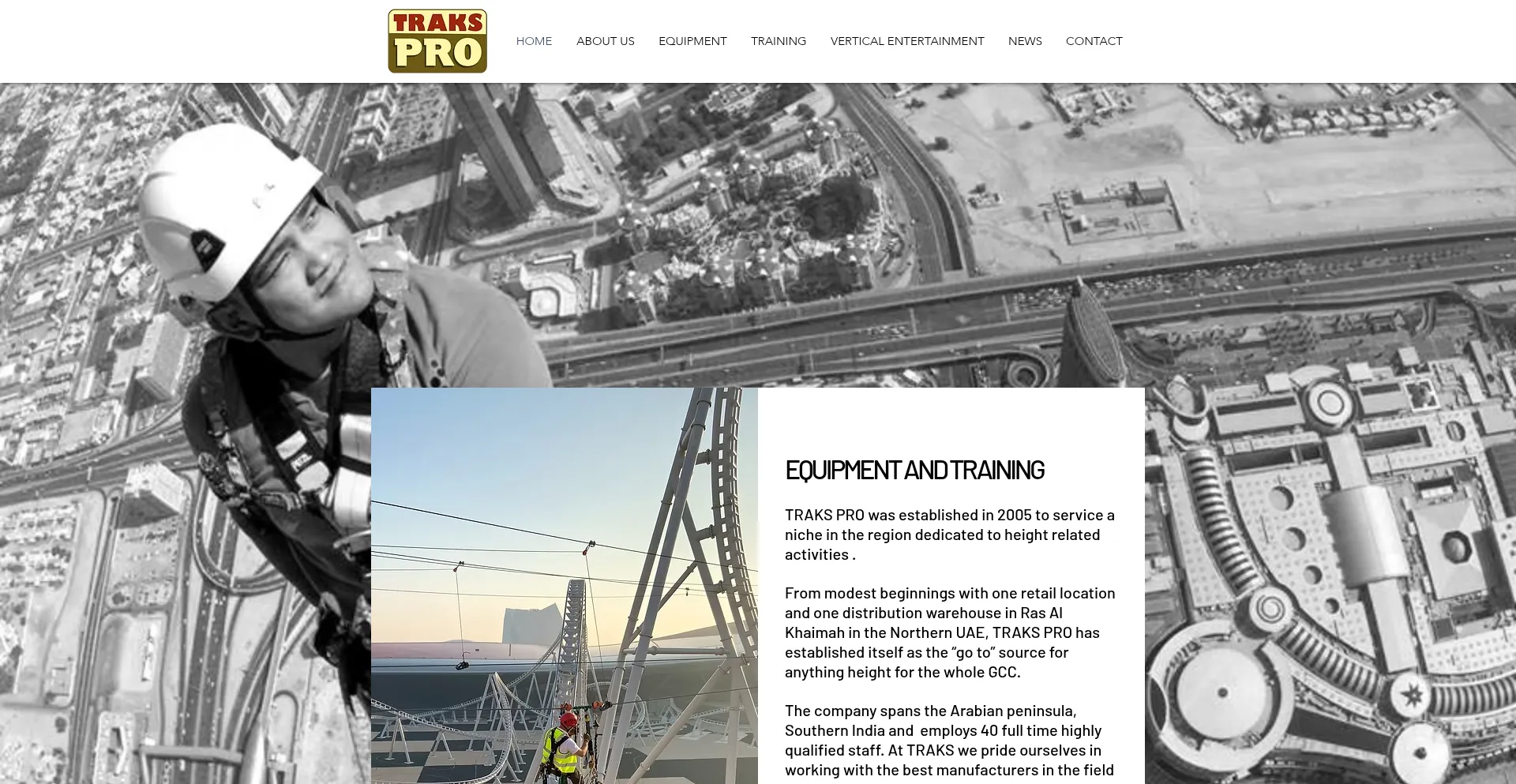Website screenshot of Traks-me.com