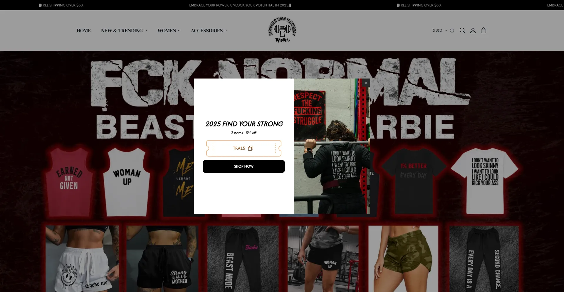 Traneing.com Screenshot