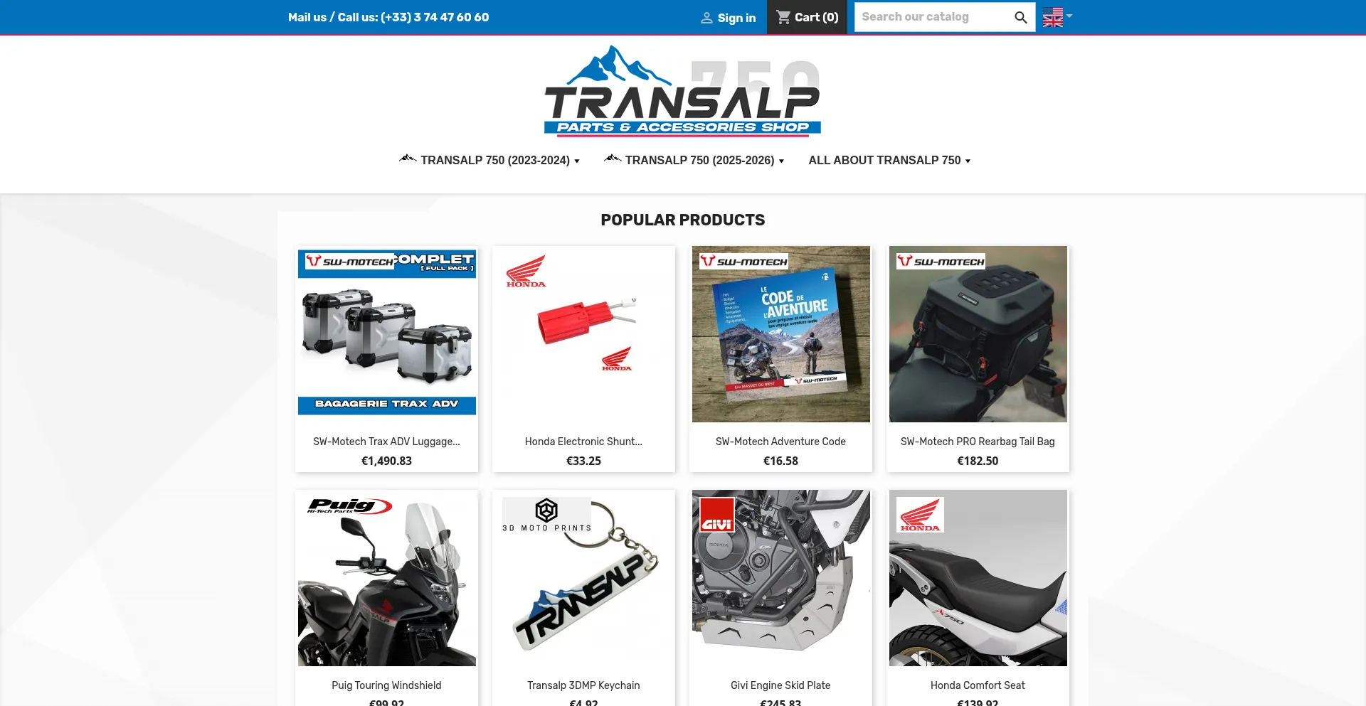 Transalp750shop.com