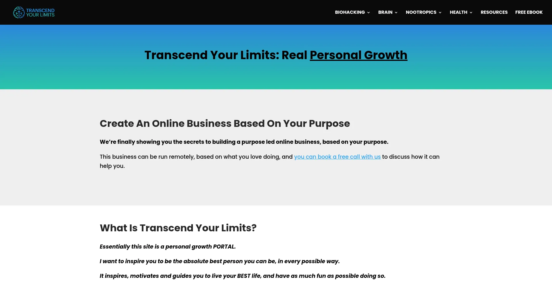 Transcendyourlimits.com