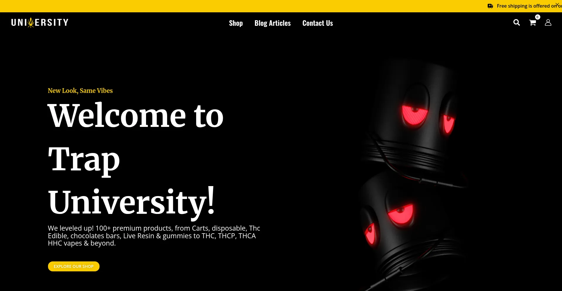 Trap-university.com Screenshot