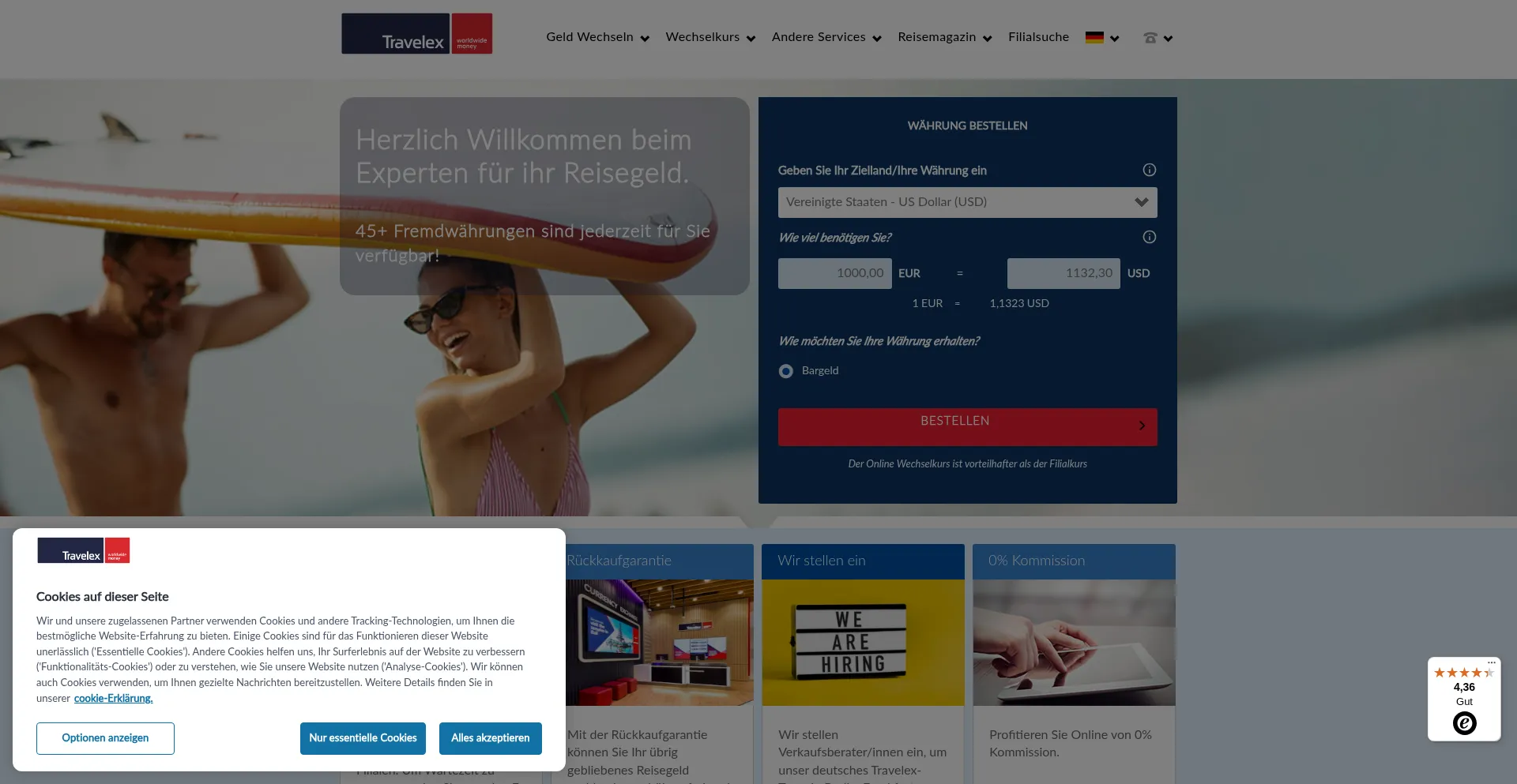Ist Travelex.de sicher und vertrauenswürdig?