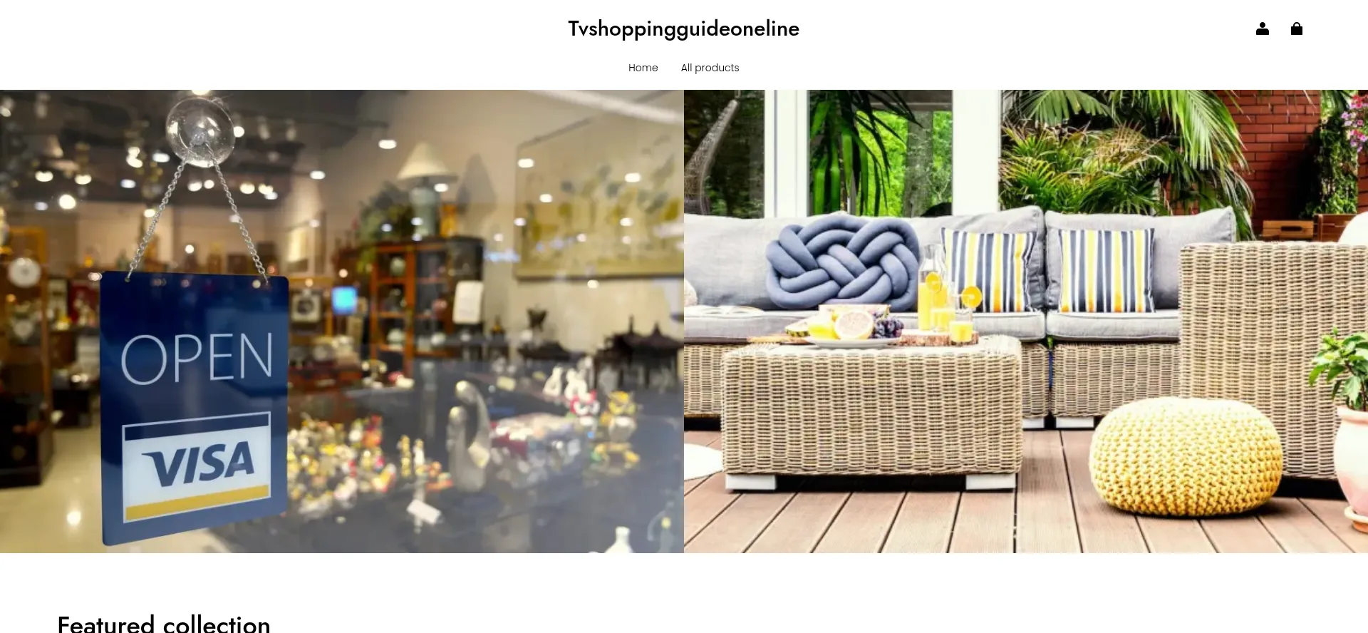 Website screenshot of Trshopsale.com