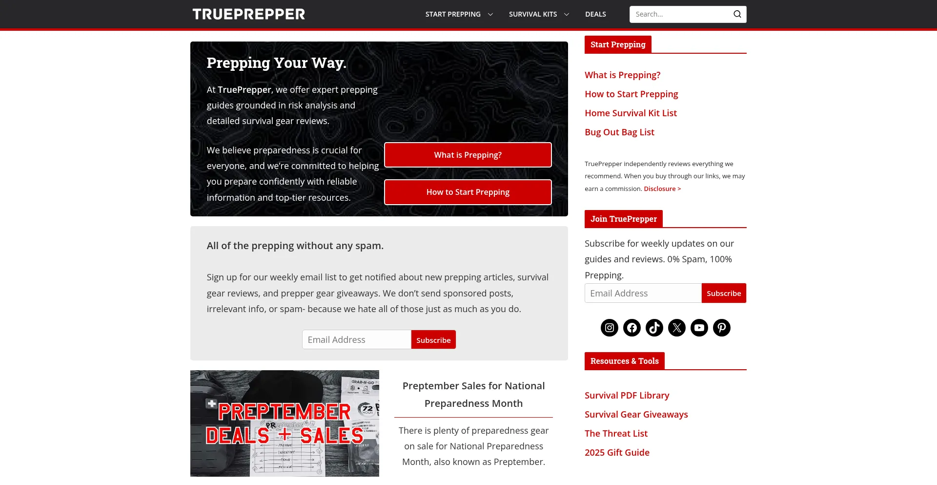 Ist Trueprepper.com sicher und vertrauenswürdig?