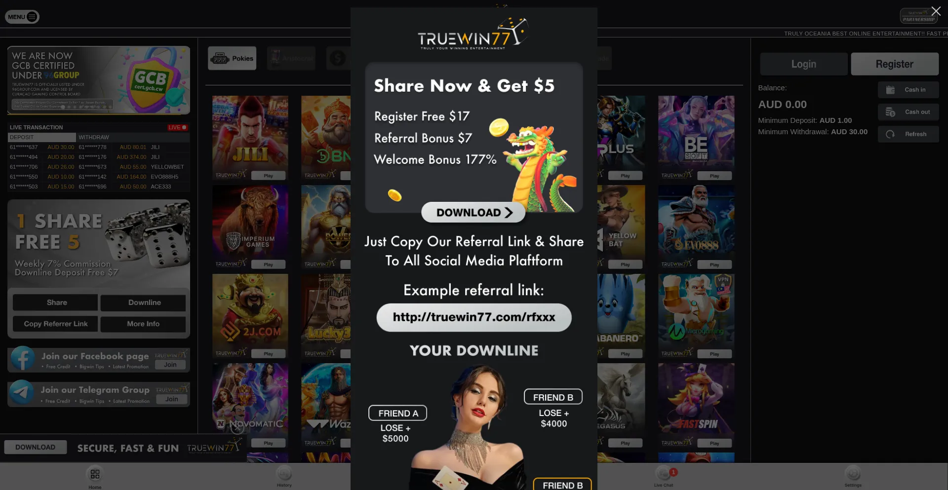 Truewin77.com