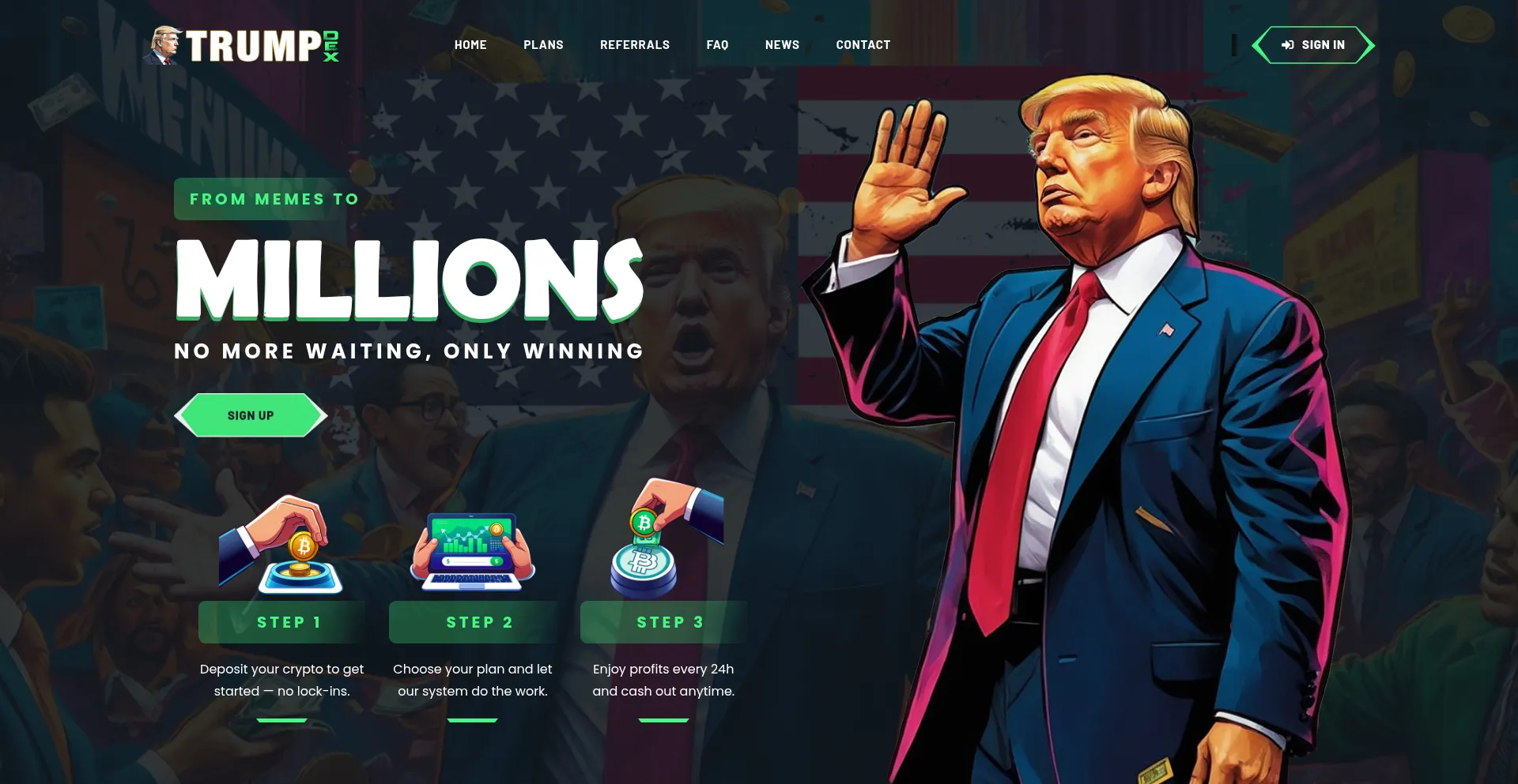 Ist Trumpdex.io sicher und vertrauenswürdig?