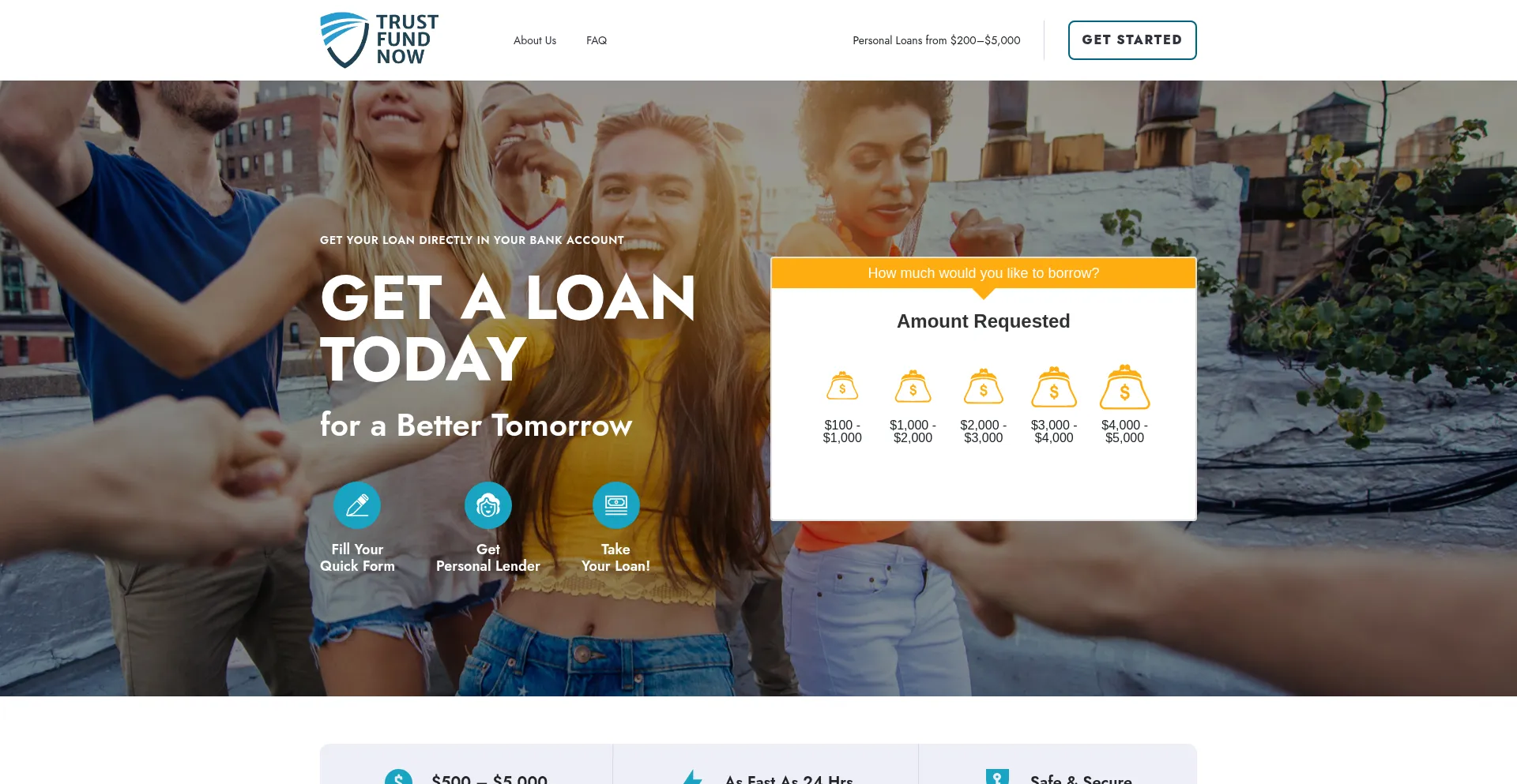Trustfundnow.com Screenshot
