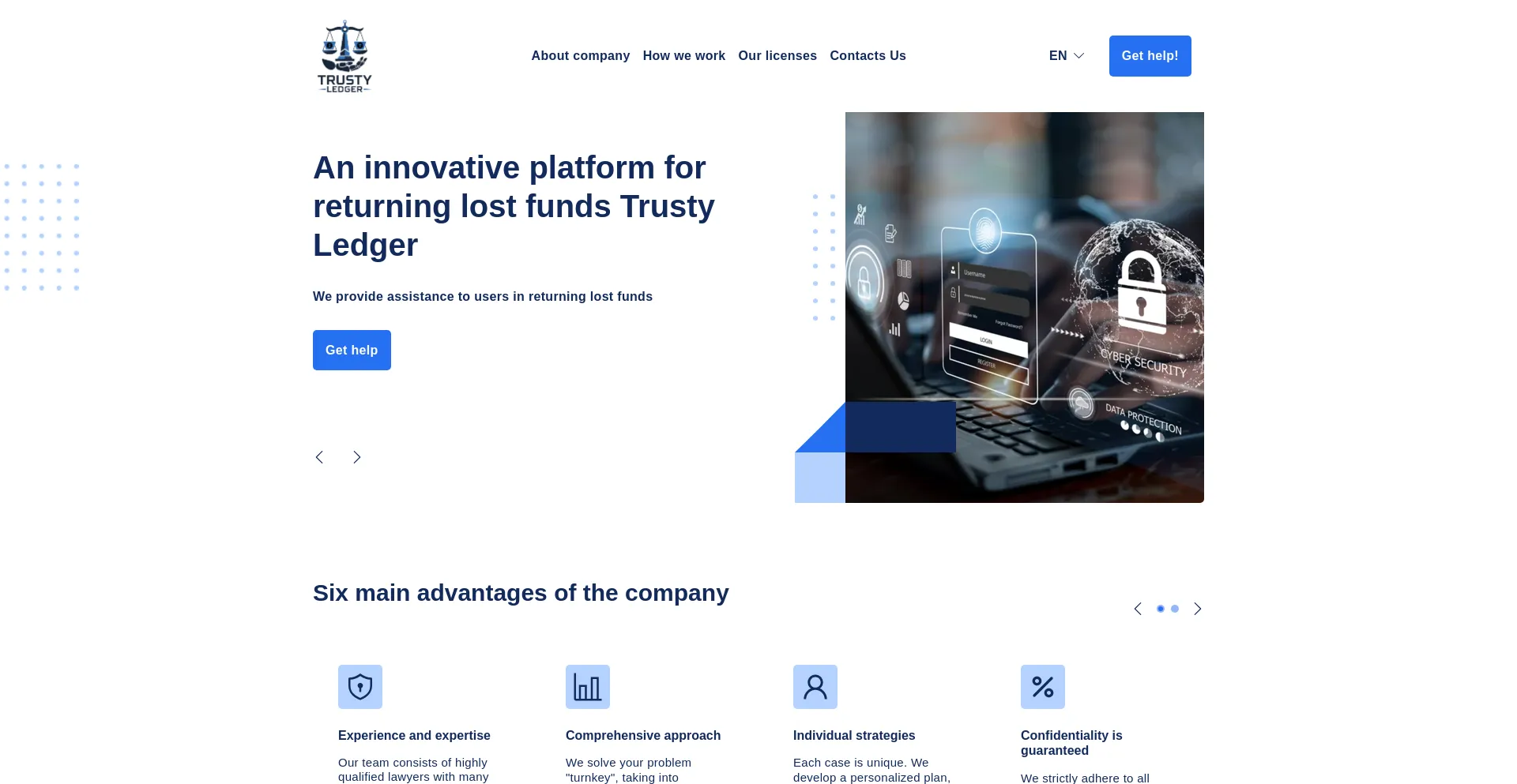 Website screenshot of Trustl-ltd.com